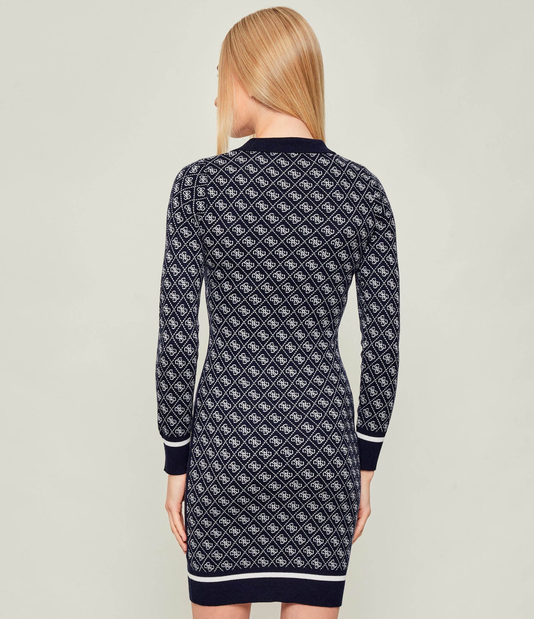 Guess Rochie AUBREY cu adaos de lână