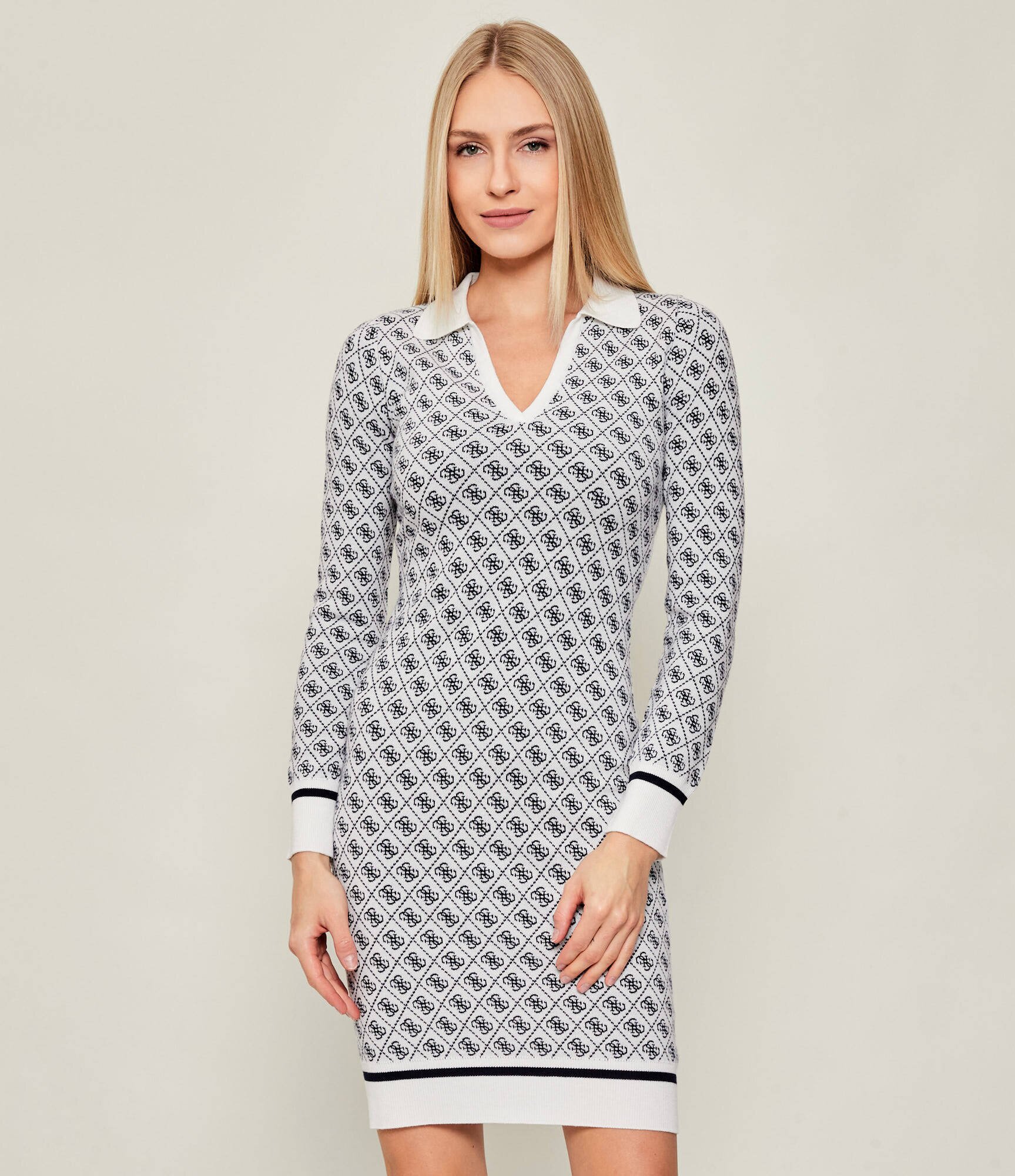 Guess Rochie AUBREY cu adaos de lână