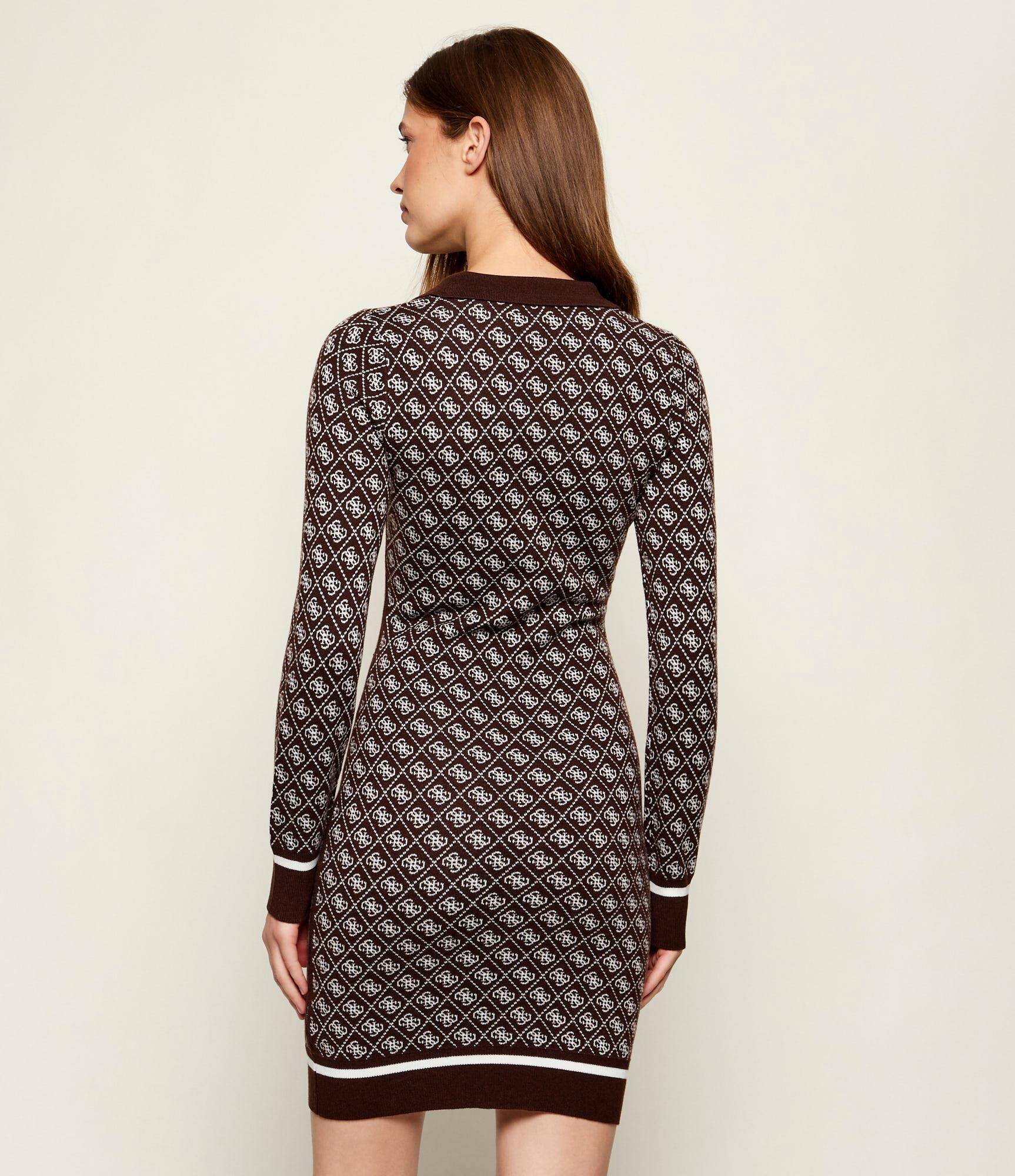 Guess Rochie AUBREY cu adaos de lână