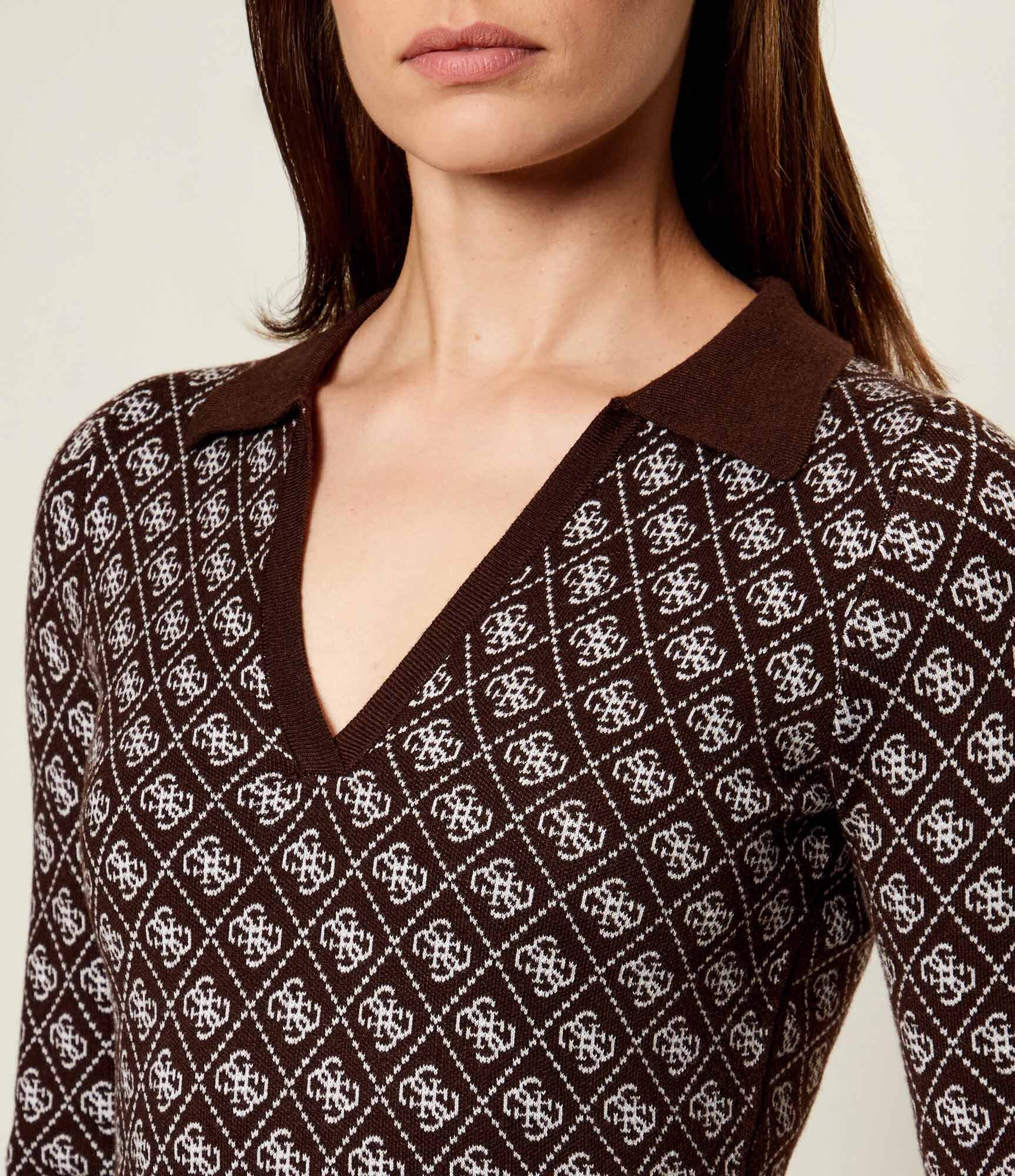 Guess Rochie AUBREY cu adaos de lână
