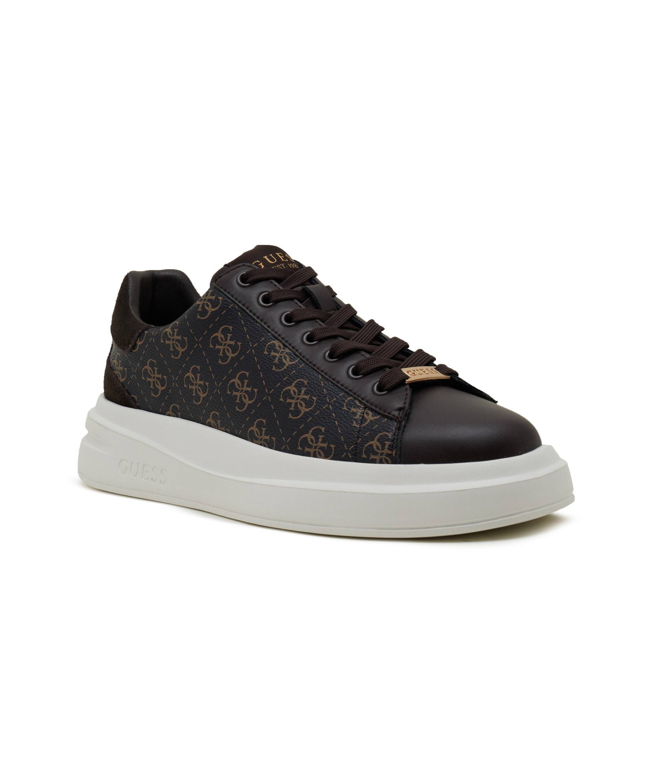 Guess Sneakers ELBA cu adaos de piele