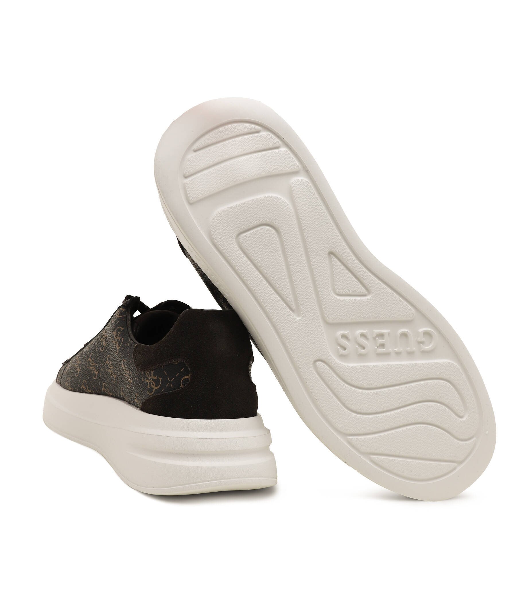 Guess Sneakers ELBA cu adaos de piele