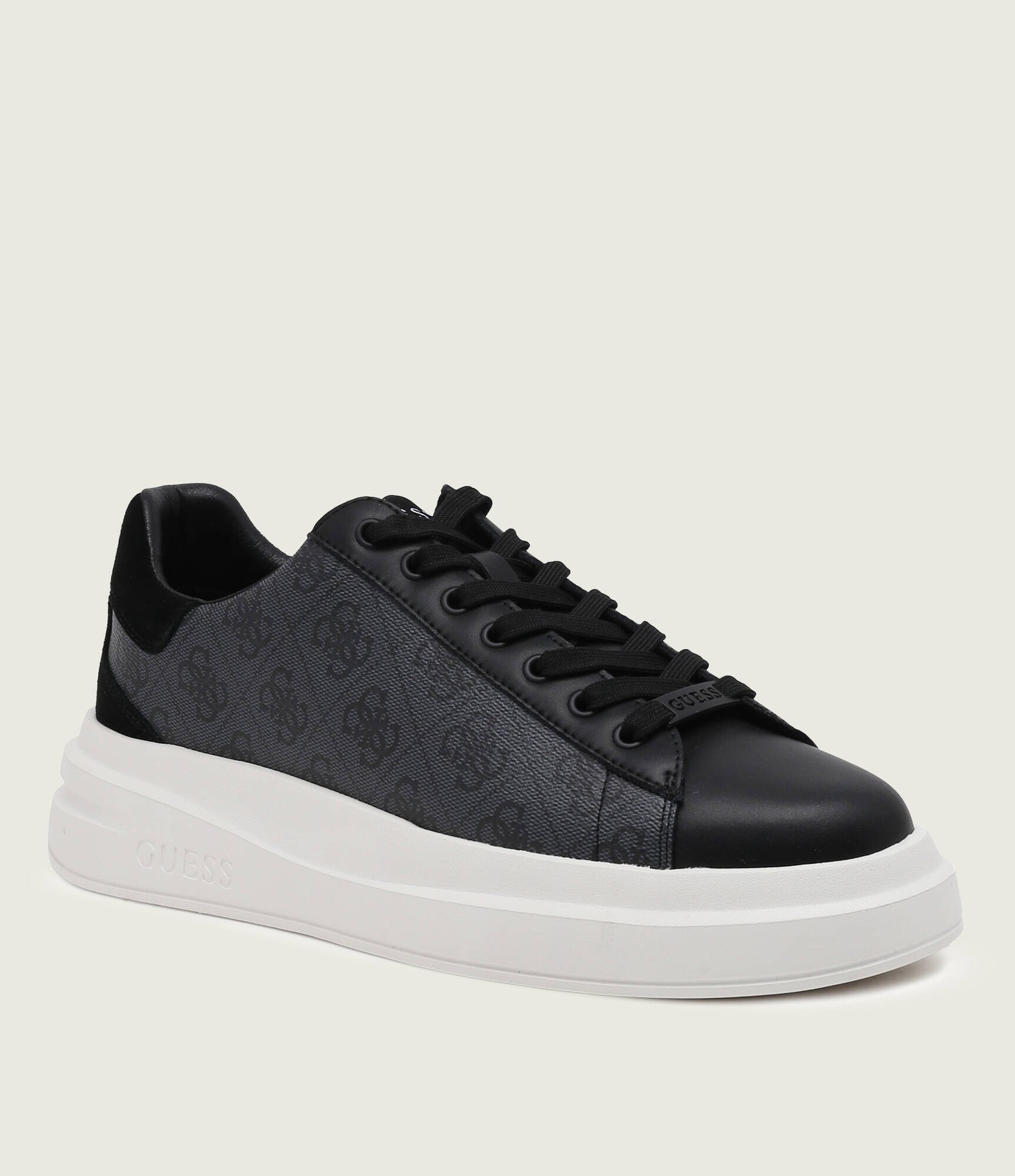 Guess Sneakers ELBA cu adaos de piele
