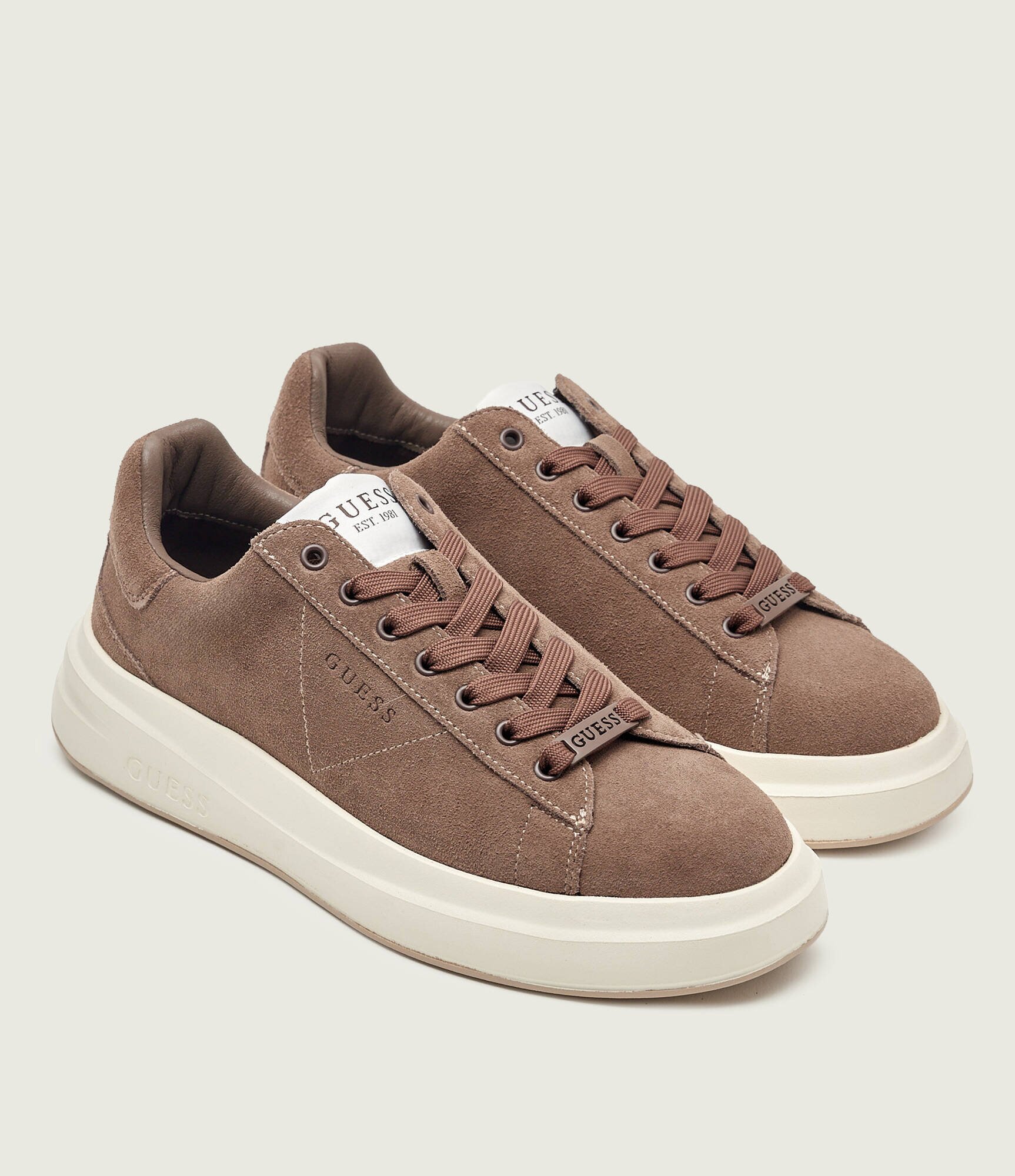 Guess Sneakers ELBA | piele întoarsă