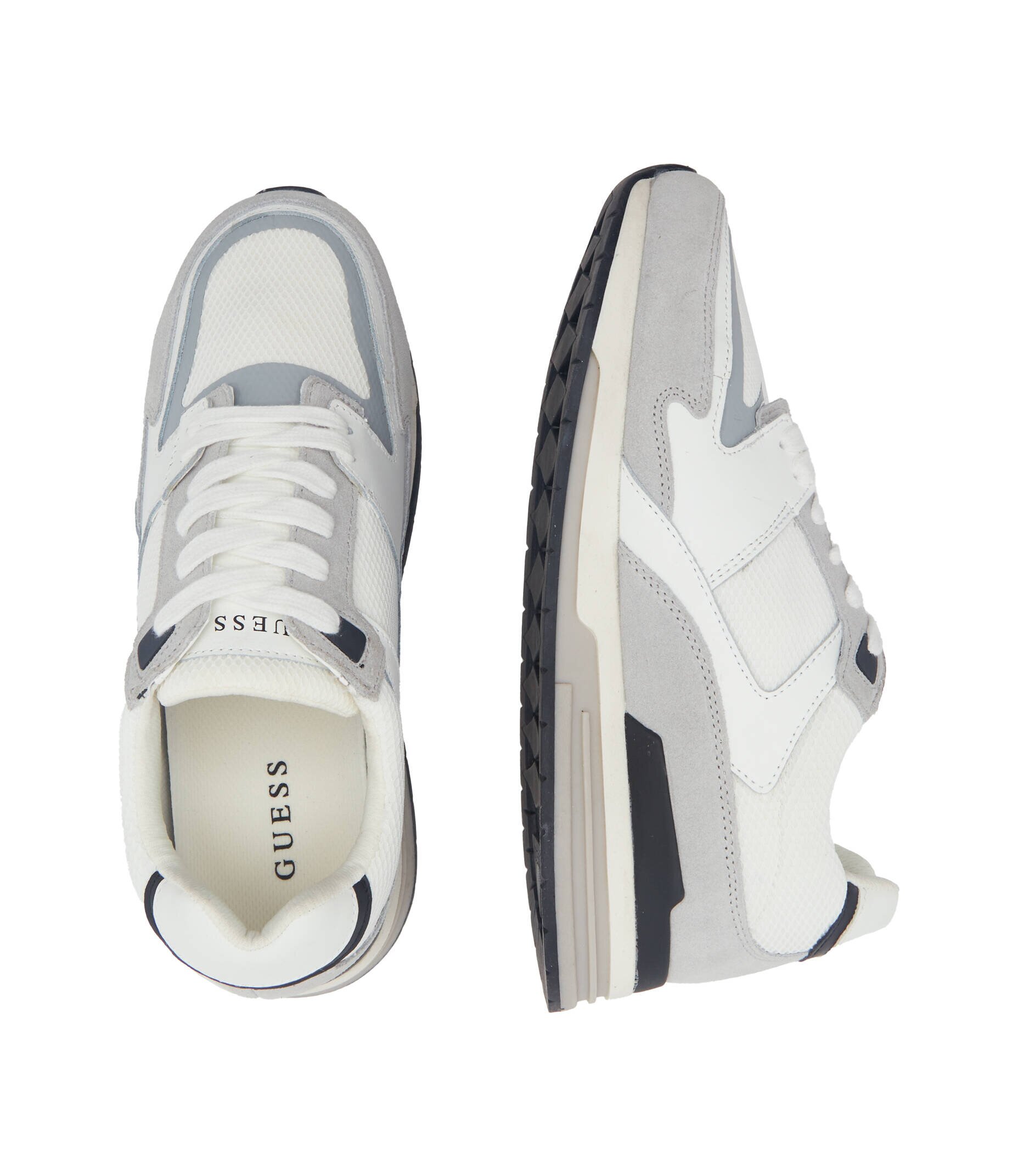 Guess Sneakers ENNA cu adaos de piele