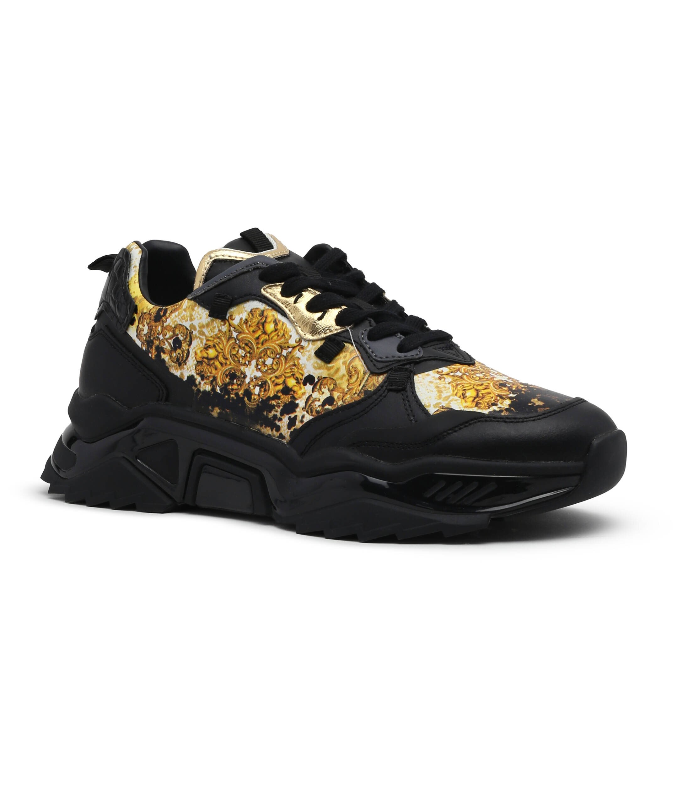 Guess Sneakers MASSA cu adaos de piele