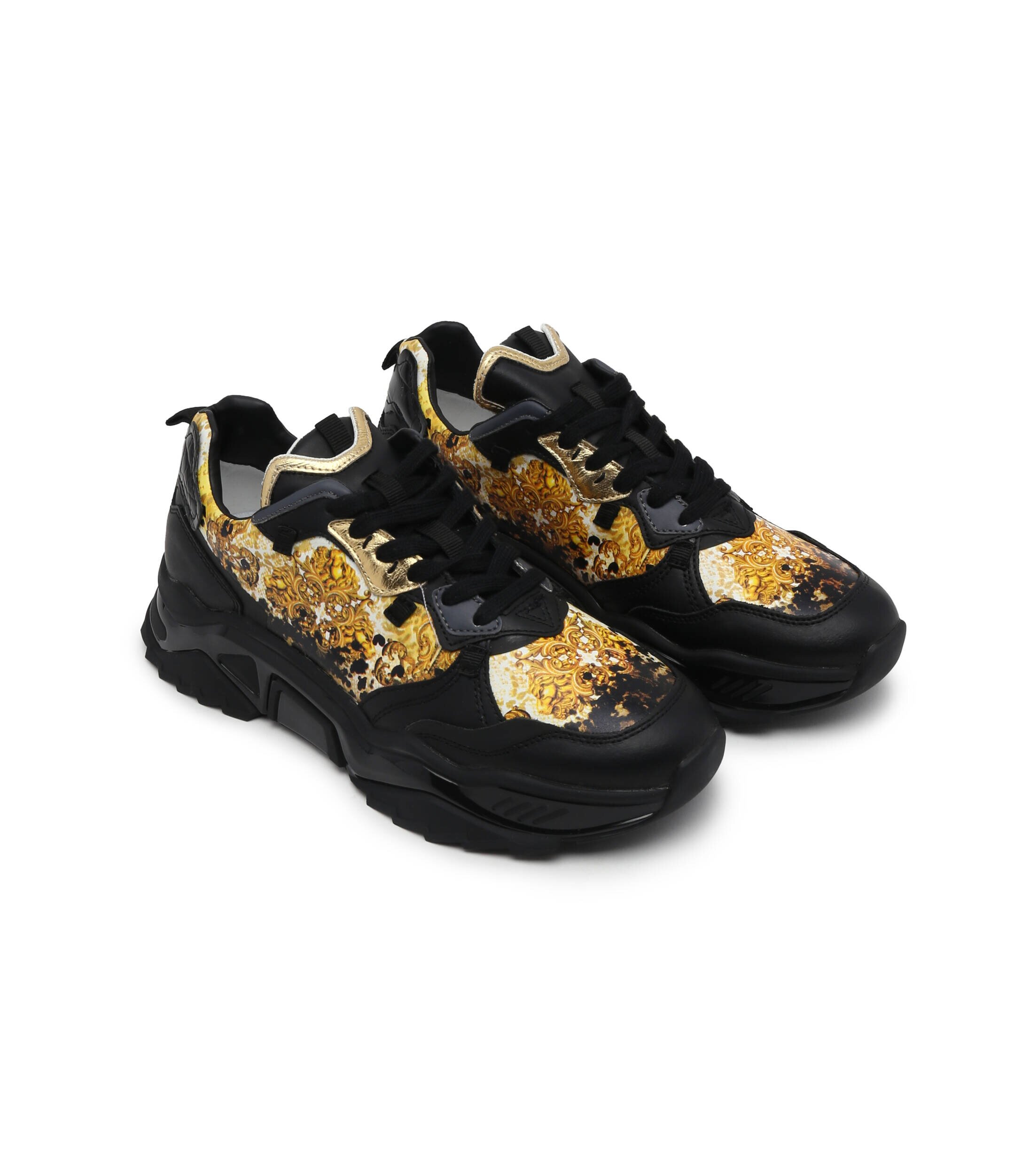 Guess Sneakers MASSA cu adaos de piele