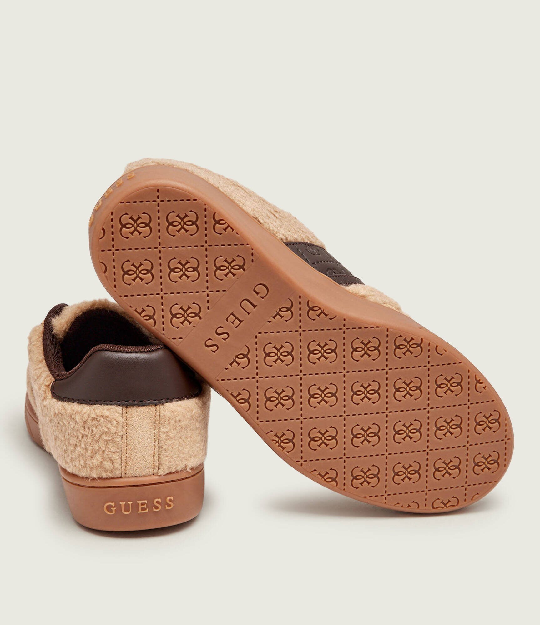 Guess Sneakers Naoki3 | piele întoarsă | shearling