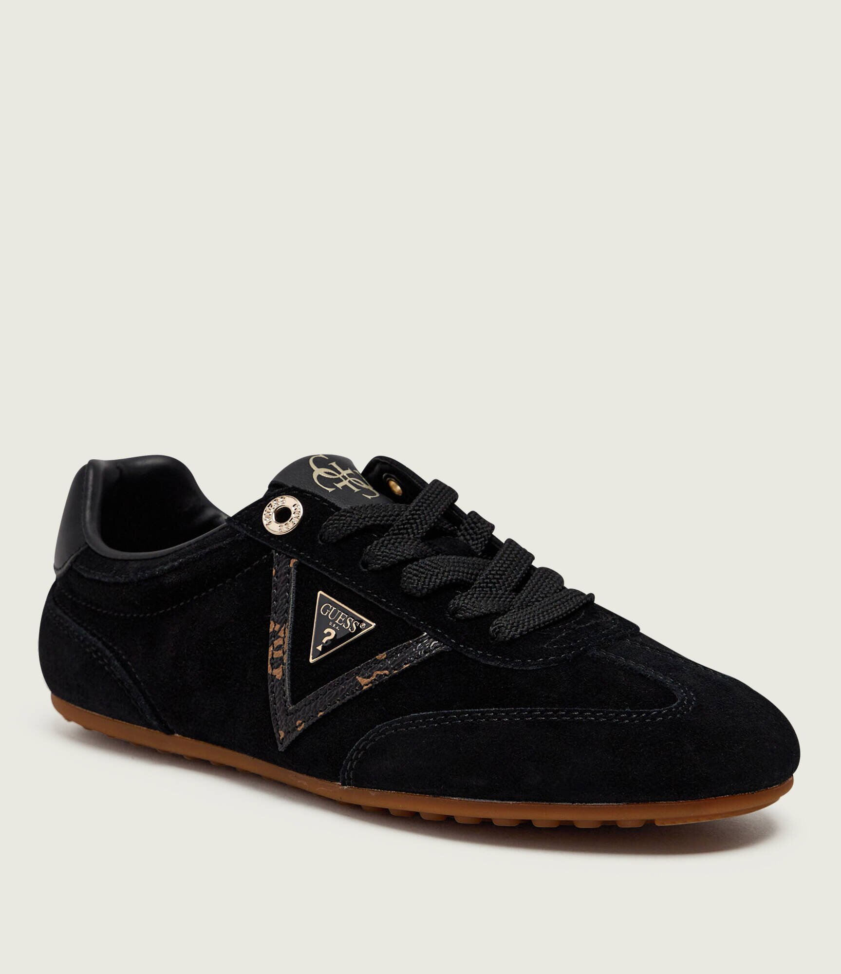 Guess Sneakers Relli | piele întoarsă