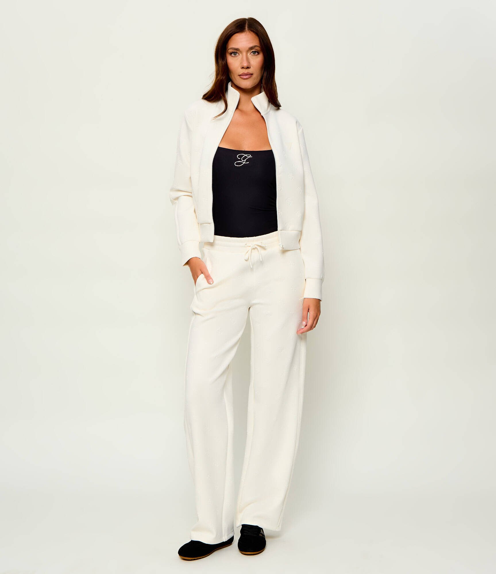 Guess Sneakers Relli | piele întoarsă