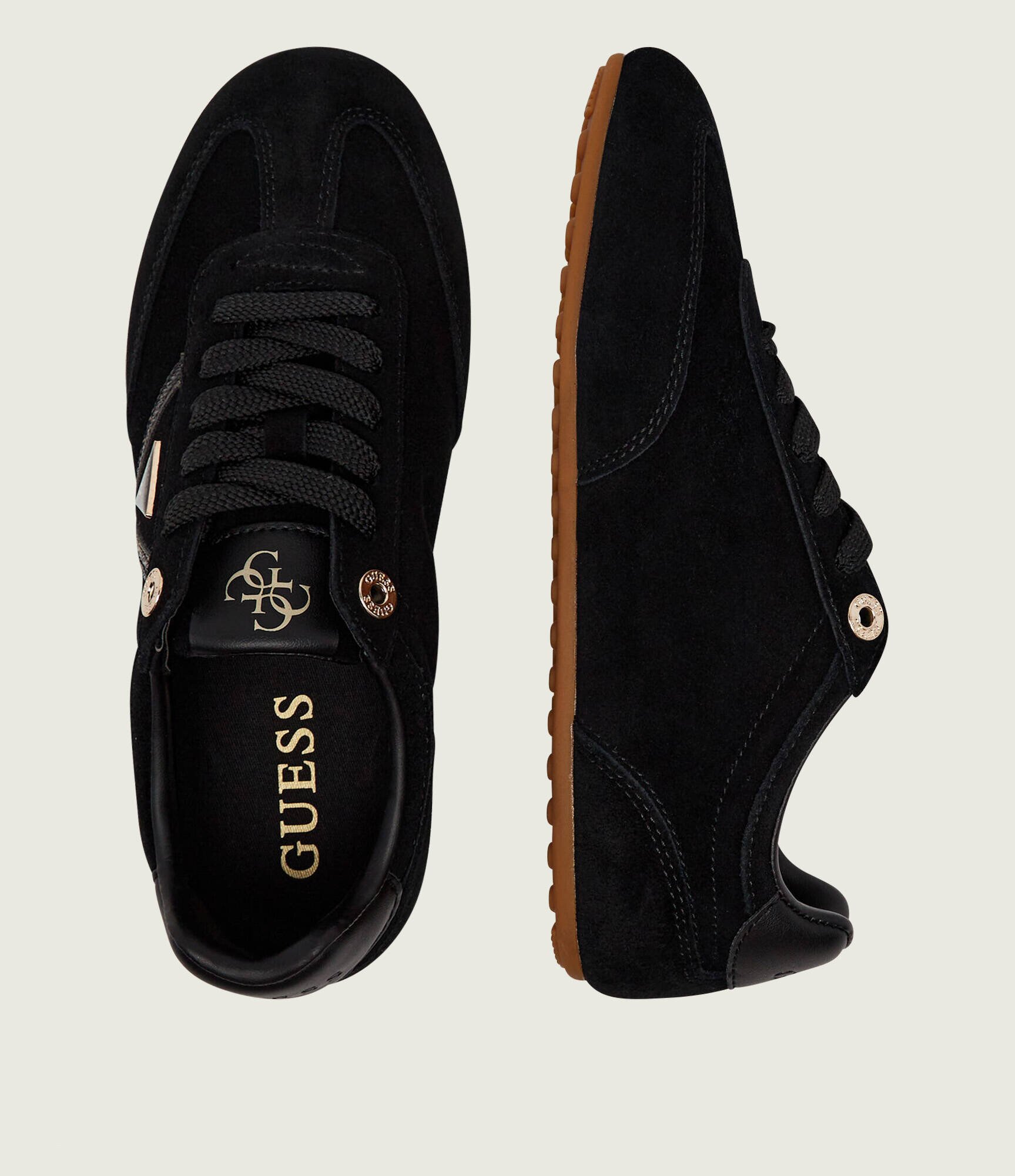 Guess Sneakers Relli | piele întoarsă