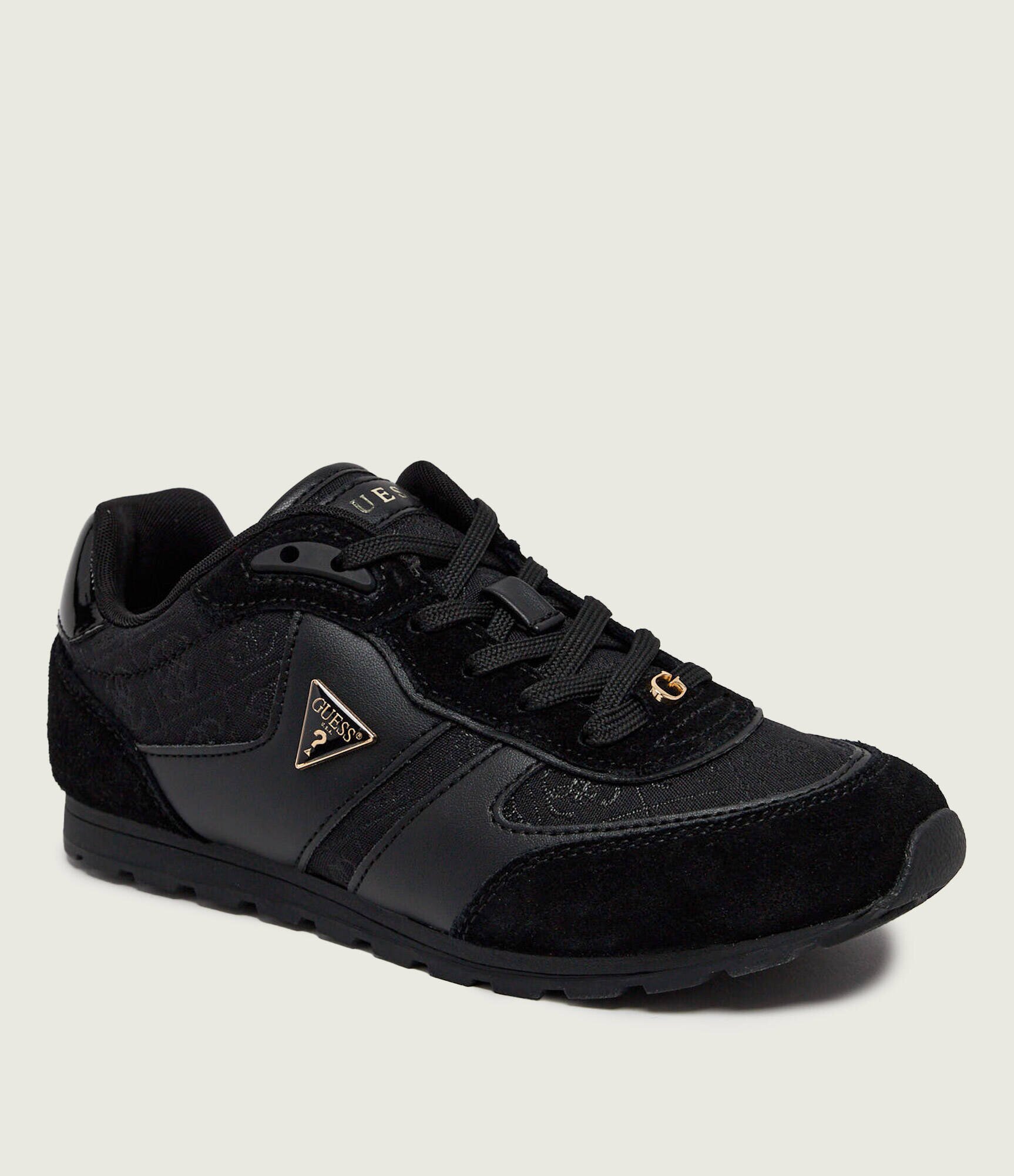 Guess Sneakers Tyran cu adaos de piele | piele întoarsă