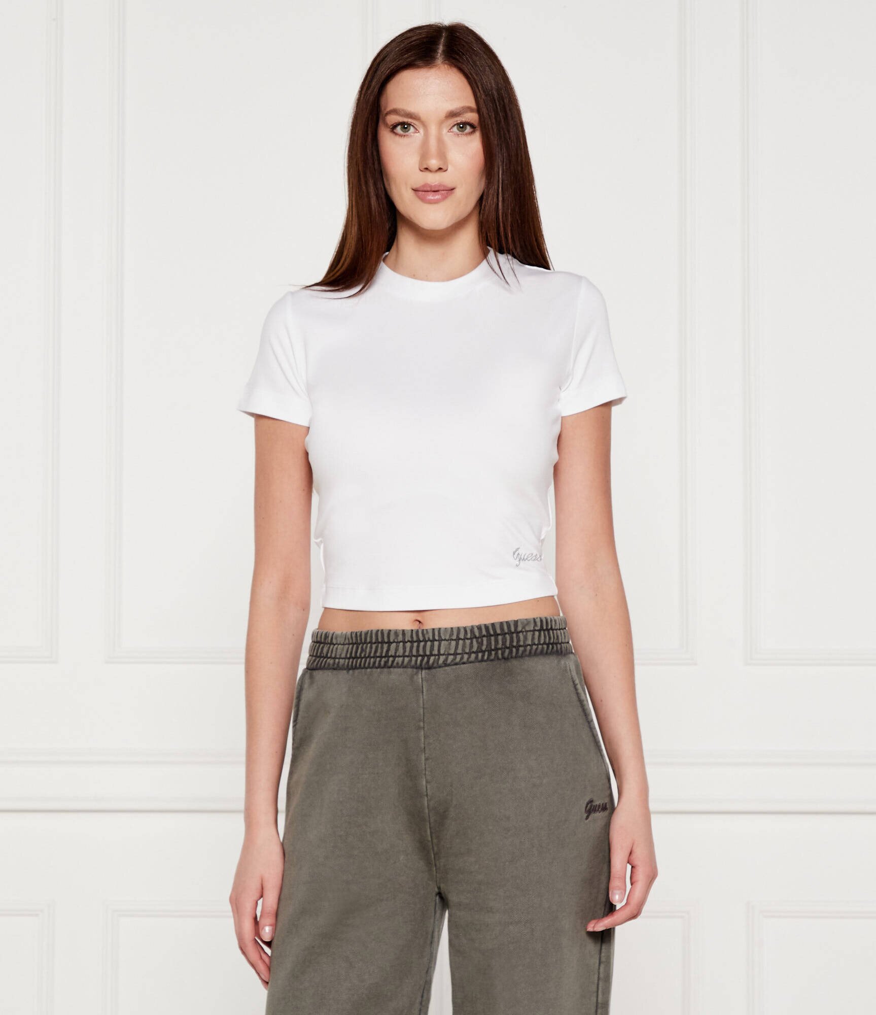 Guess Tricou BASIC | Cropped Fit