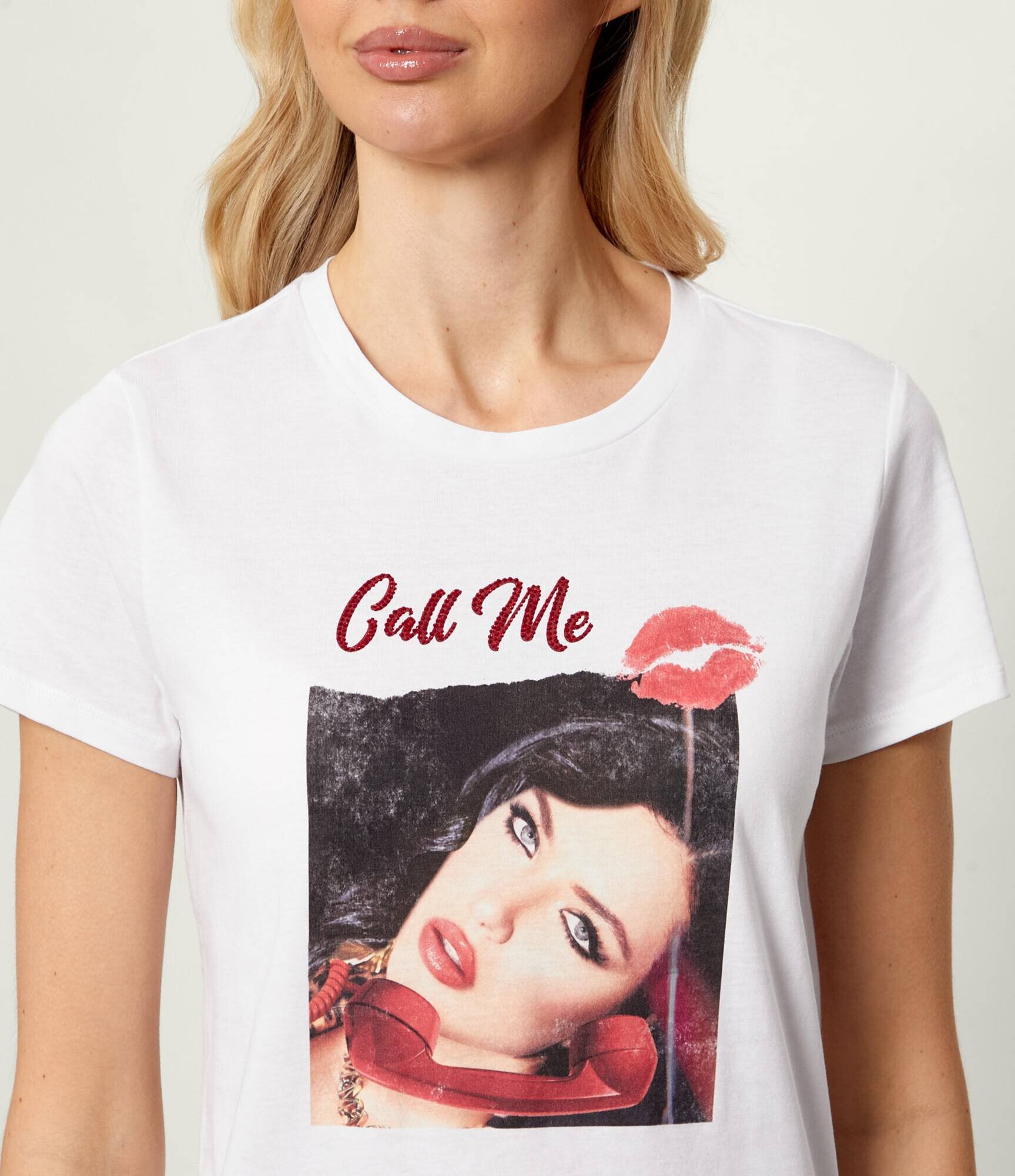 Guess Tricou CALL ME EASY | Slim Fit