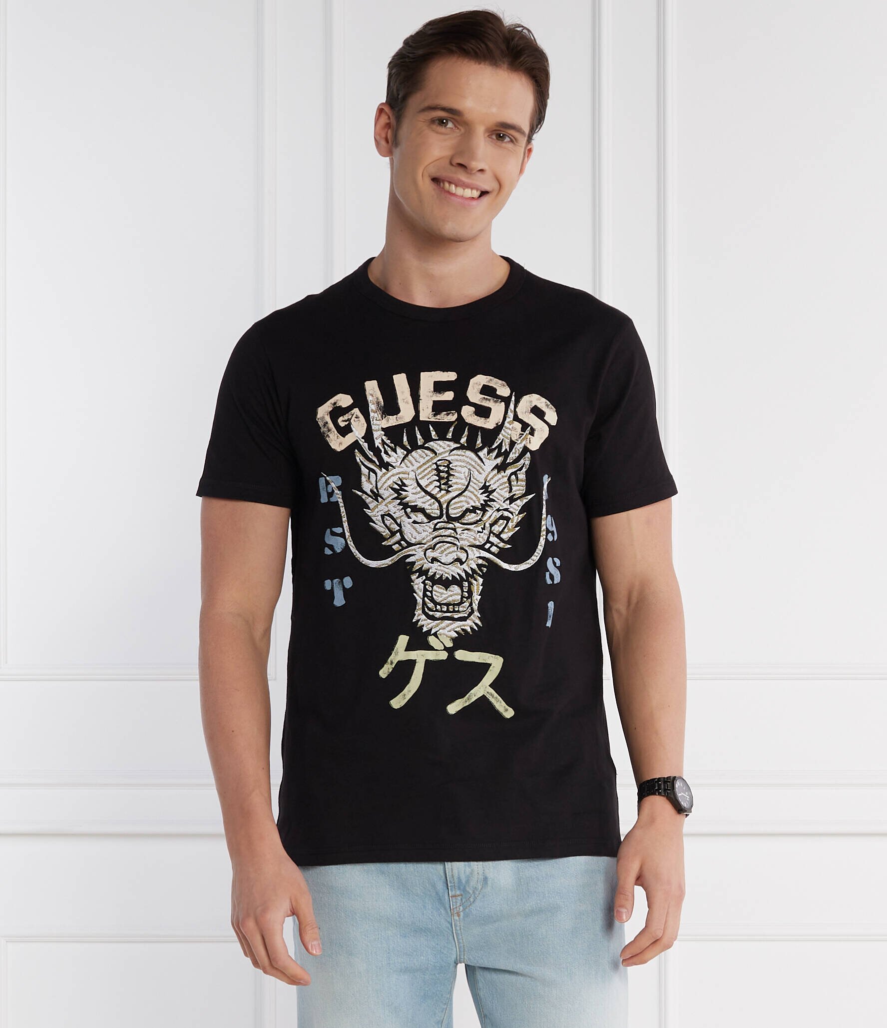 Guess Tricou DRAGON | Regular Fit