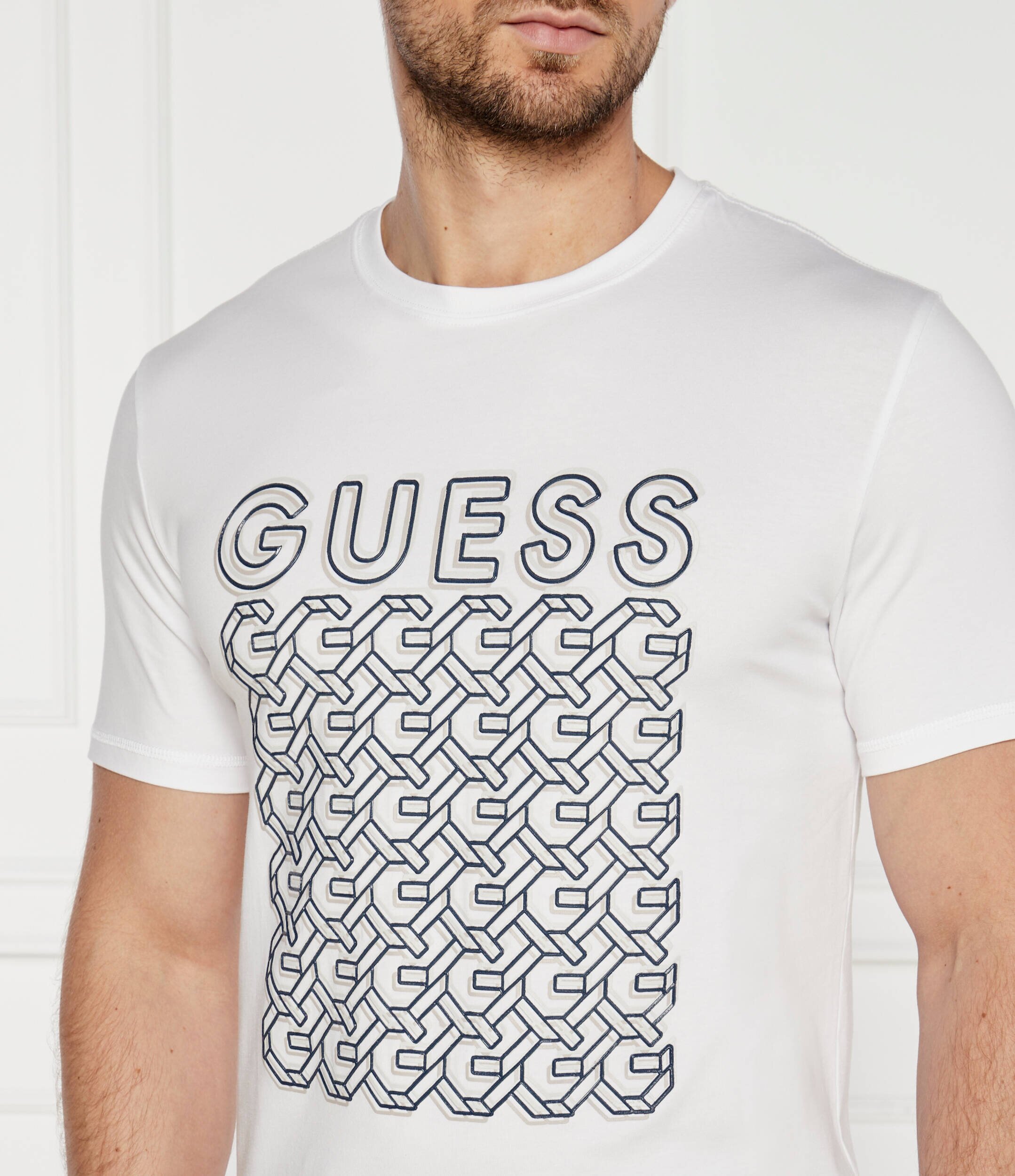 Guess Tricou G CHAIN | Slim Fit