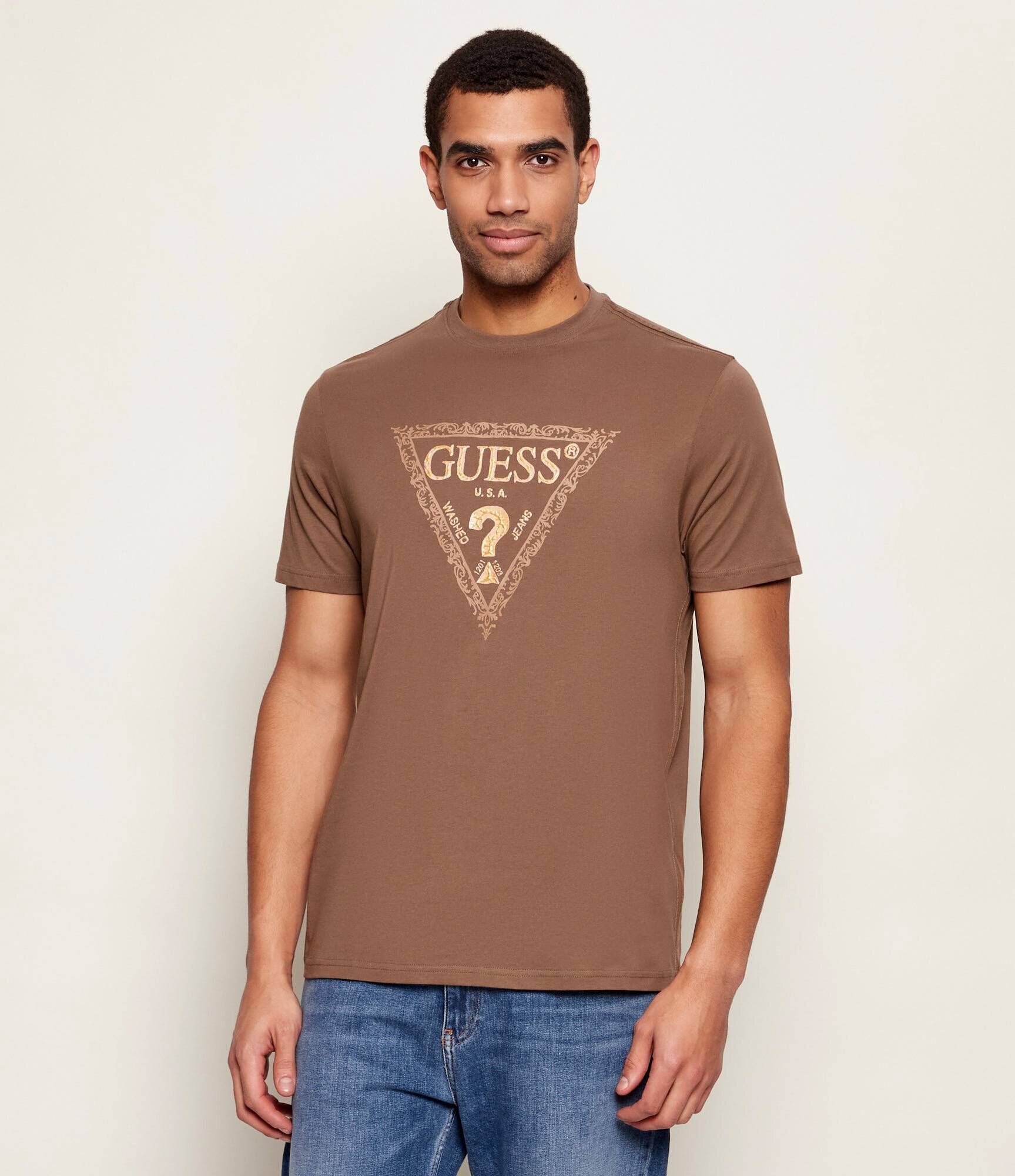 Guess Tricou GOLDEN TRIANGLE | regular fit