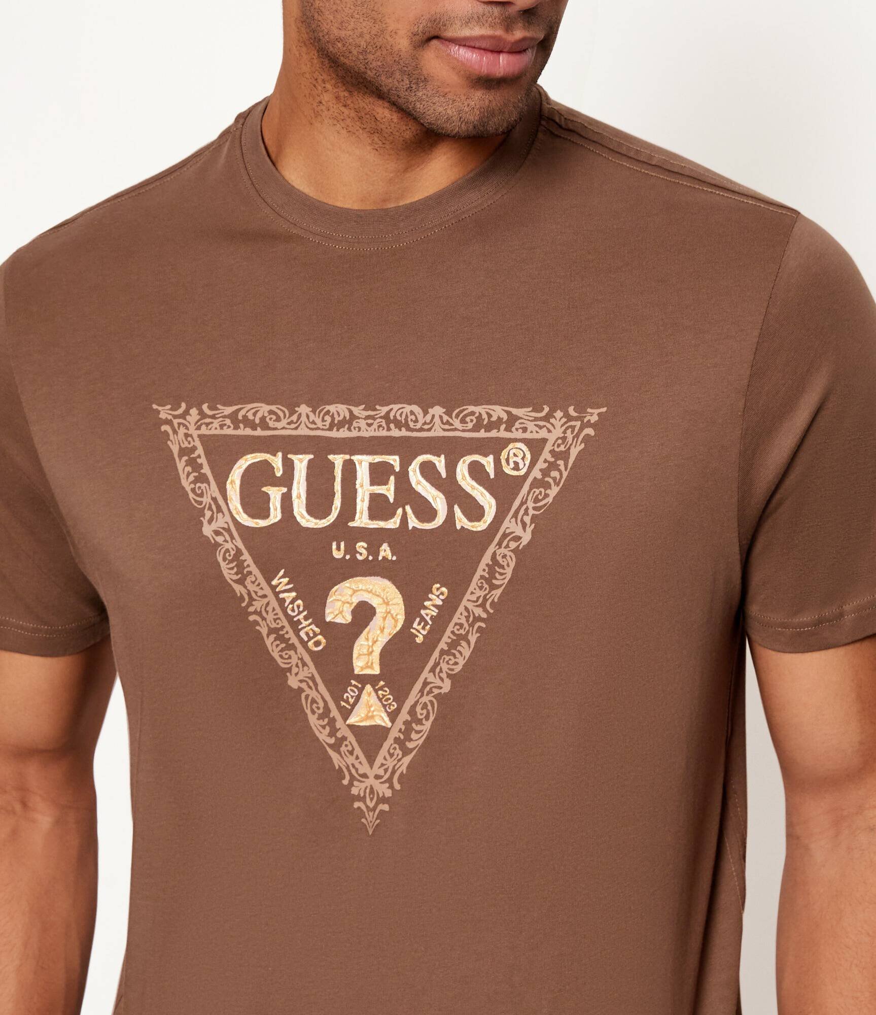 Guess Tricou GOLDEN TRIANGLE | regular fit