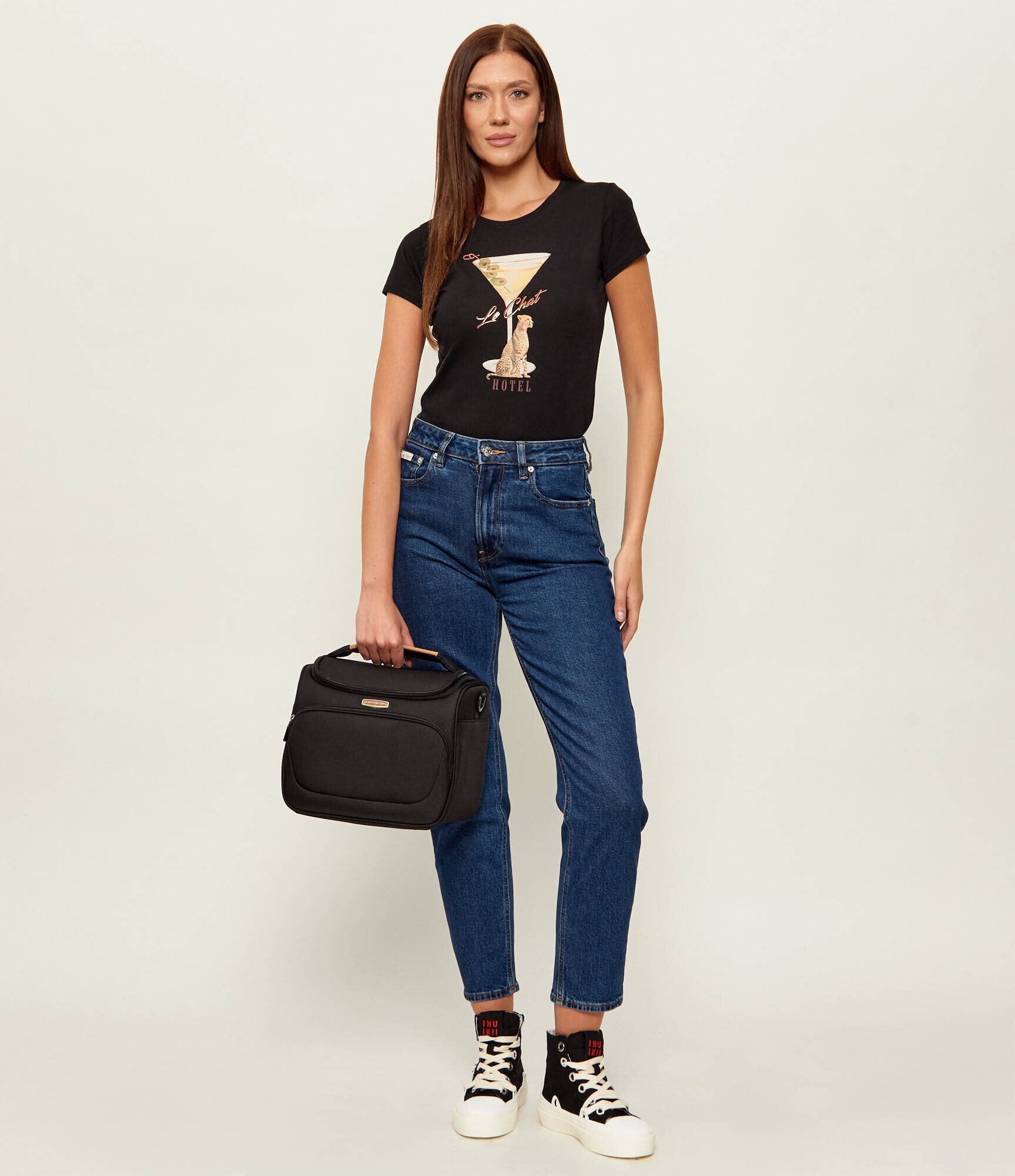 Guess Tricou LEOPARDTINI | Slim Fit