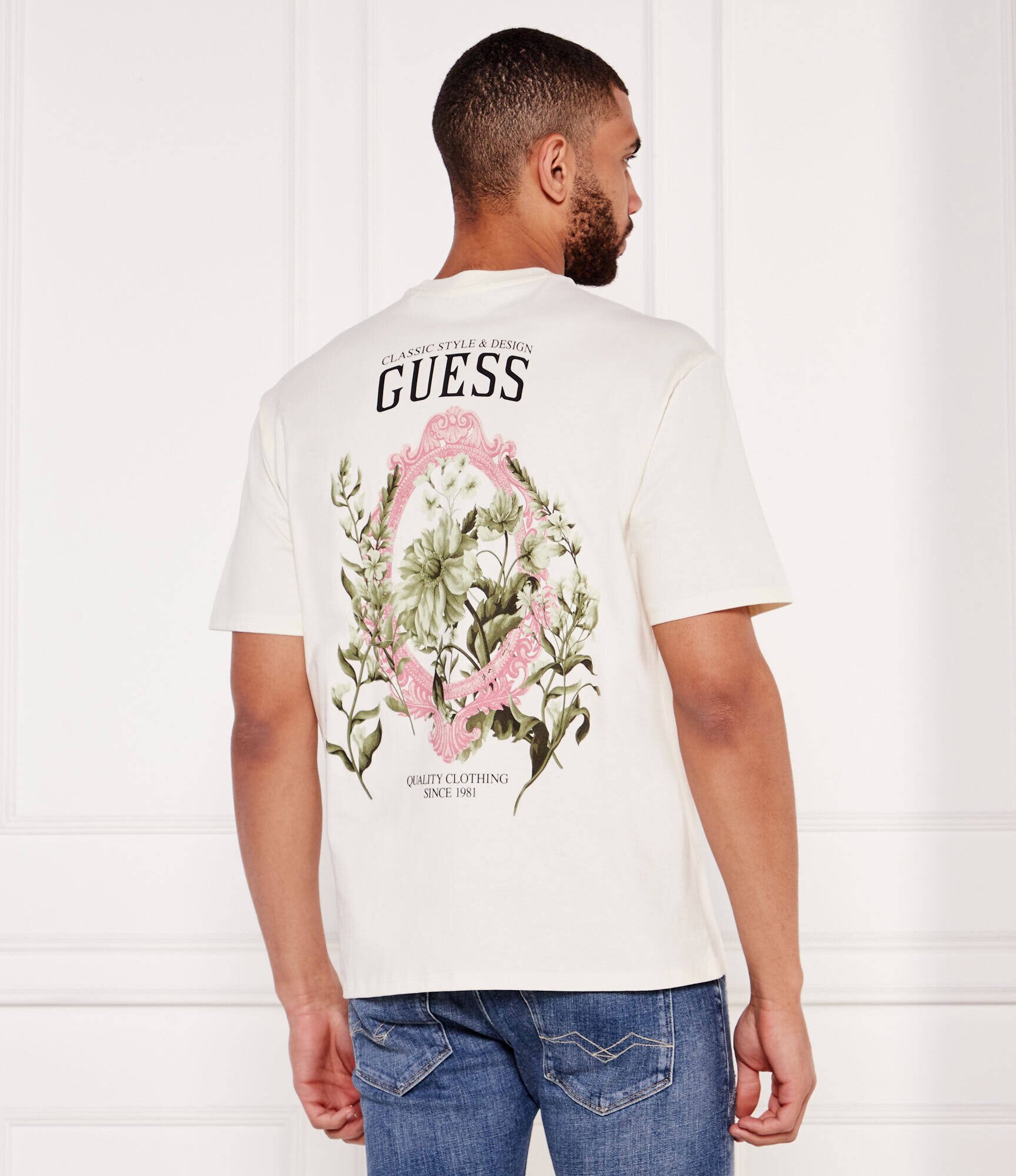 Guess Tricou MIRROR | Classic fit