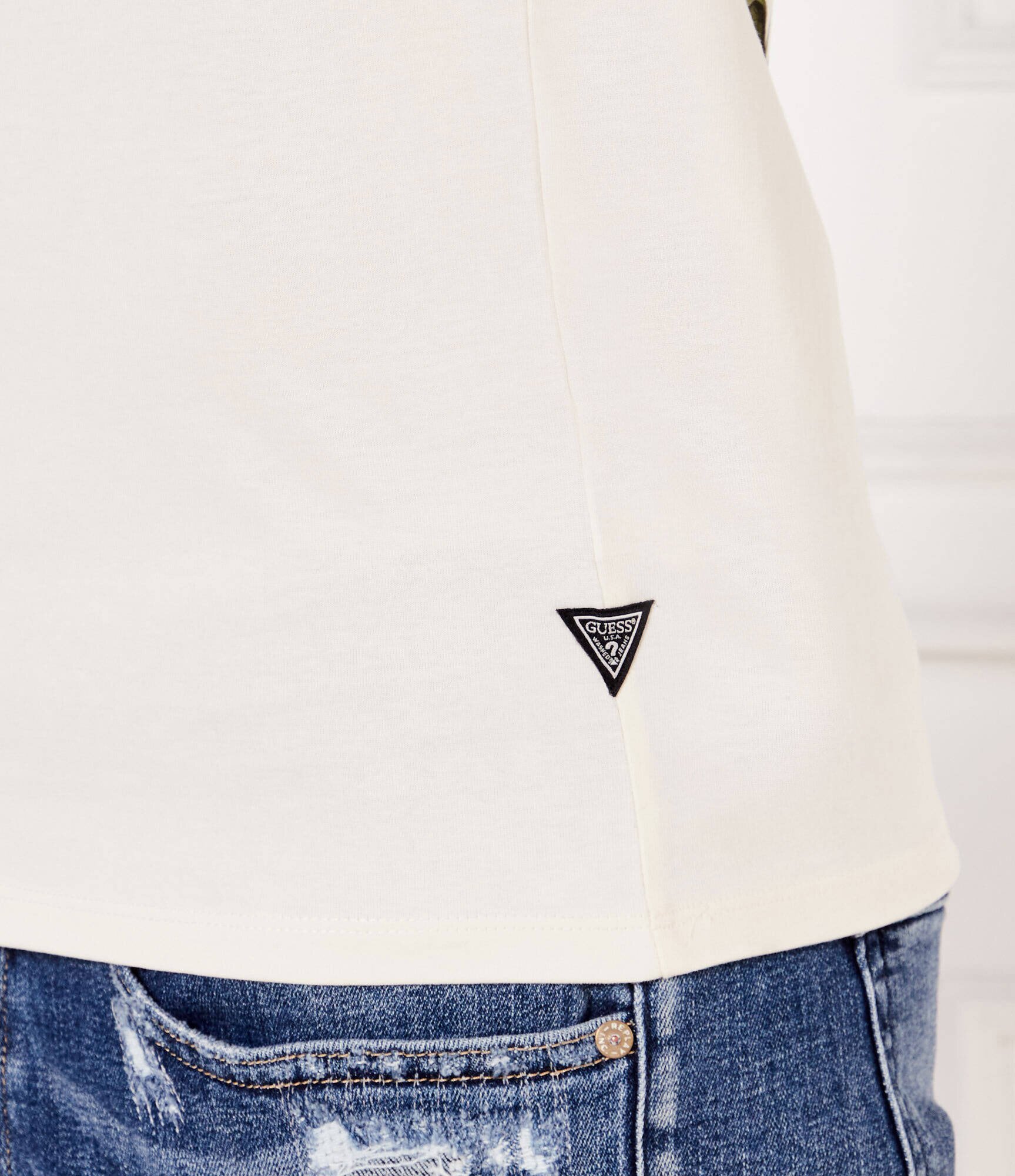 Guess Tricou MIRROR | Classic fit