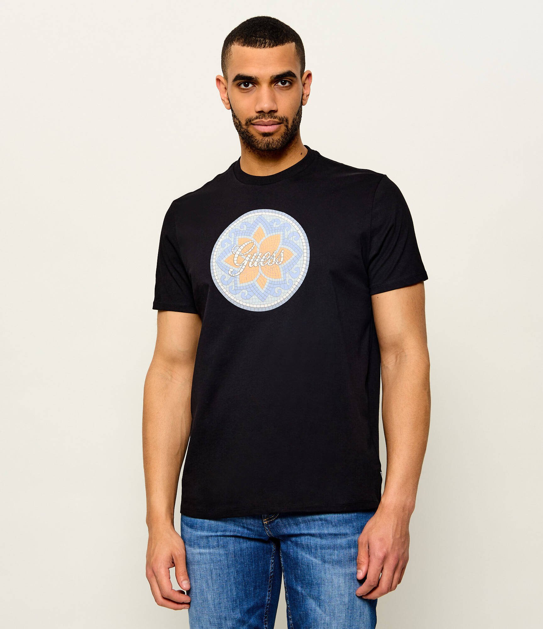 Guess Tricou MOSAIC TILE | regular fit