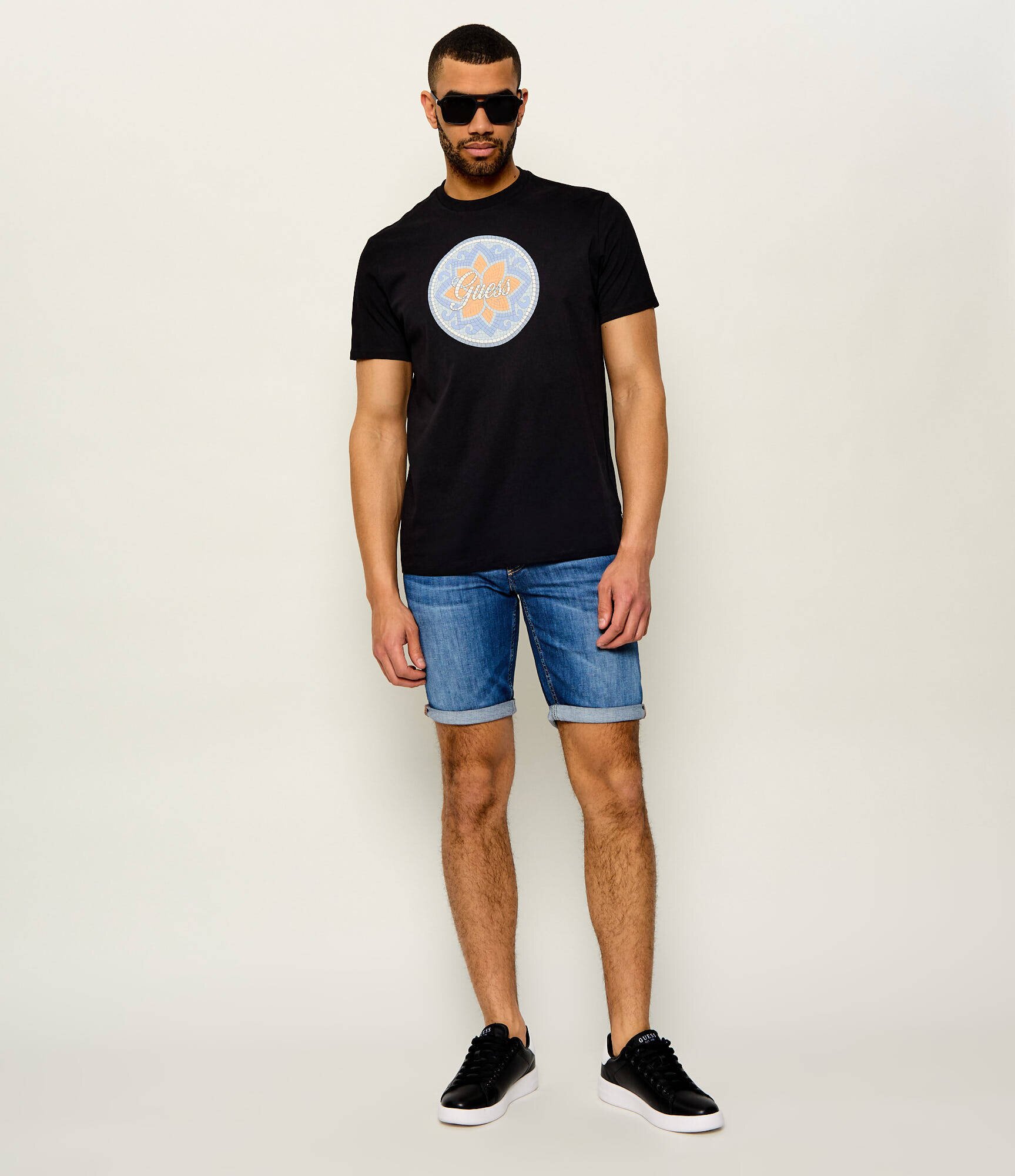 Guess Tricou MOSAIC TILE | regular fit