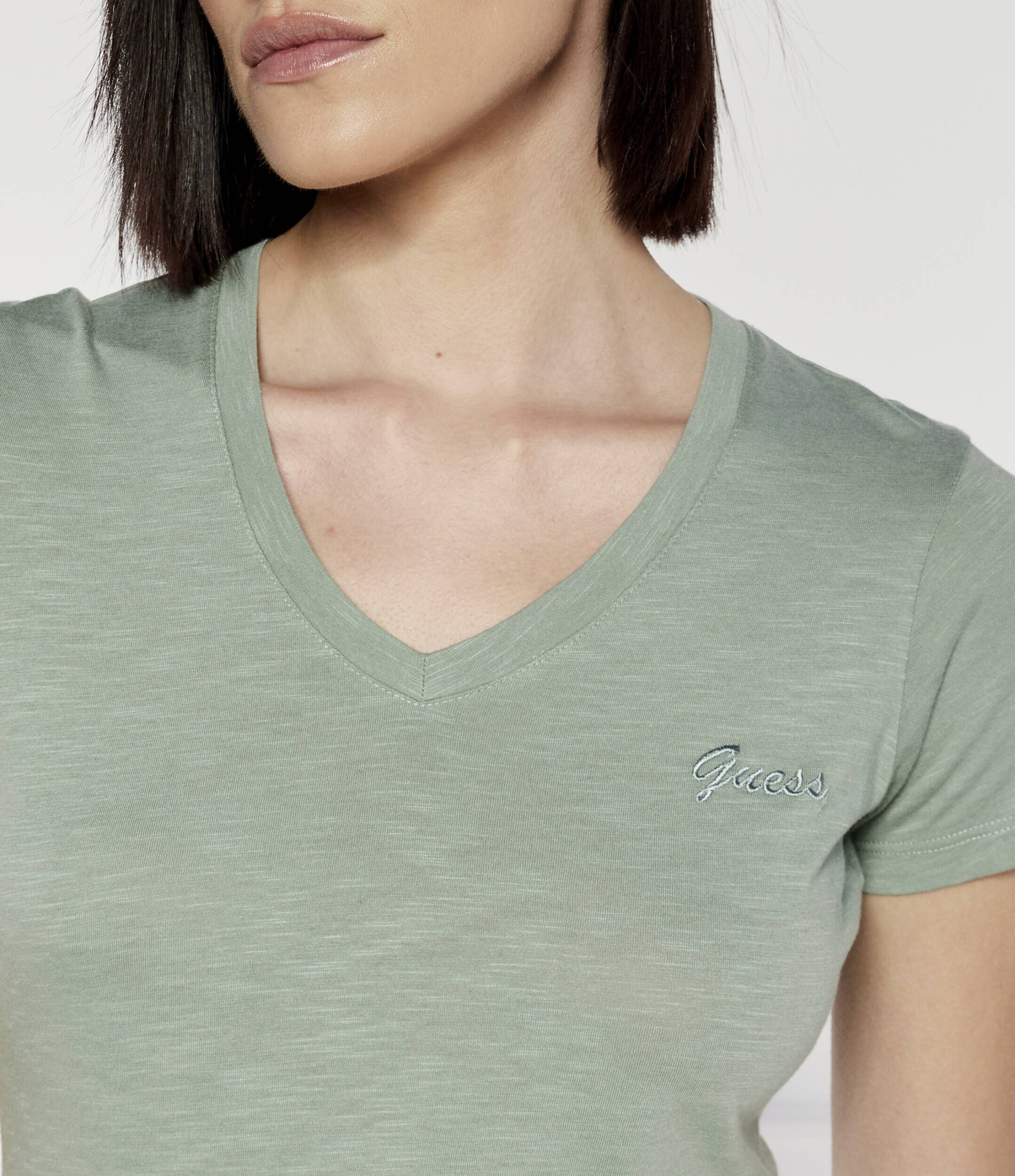 Guess Tricou SS VN SLUBBY | Regular Fit
