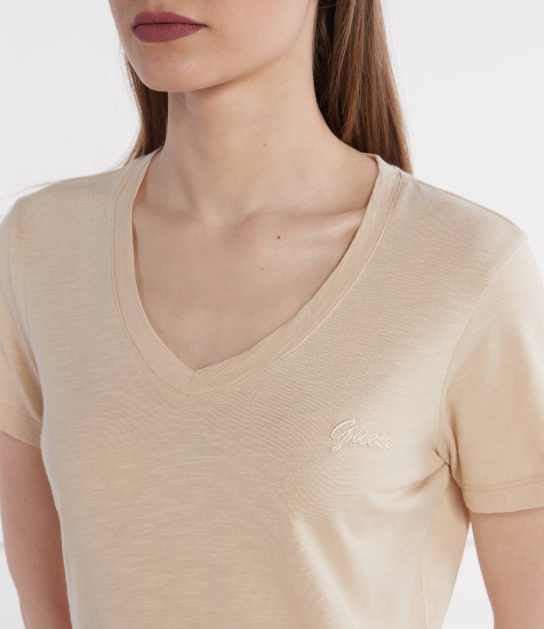 Guess Tricou SS VN SLUBBY | Regular Fit