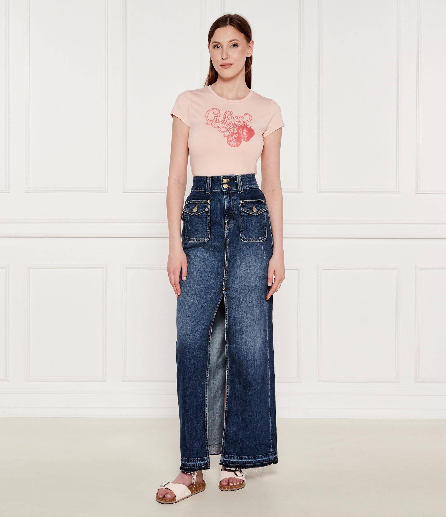 Guess Tricou STRAWBERRY | Slim Fit