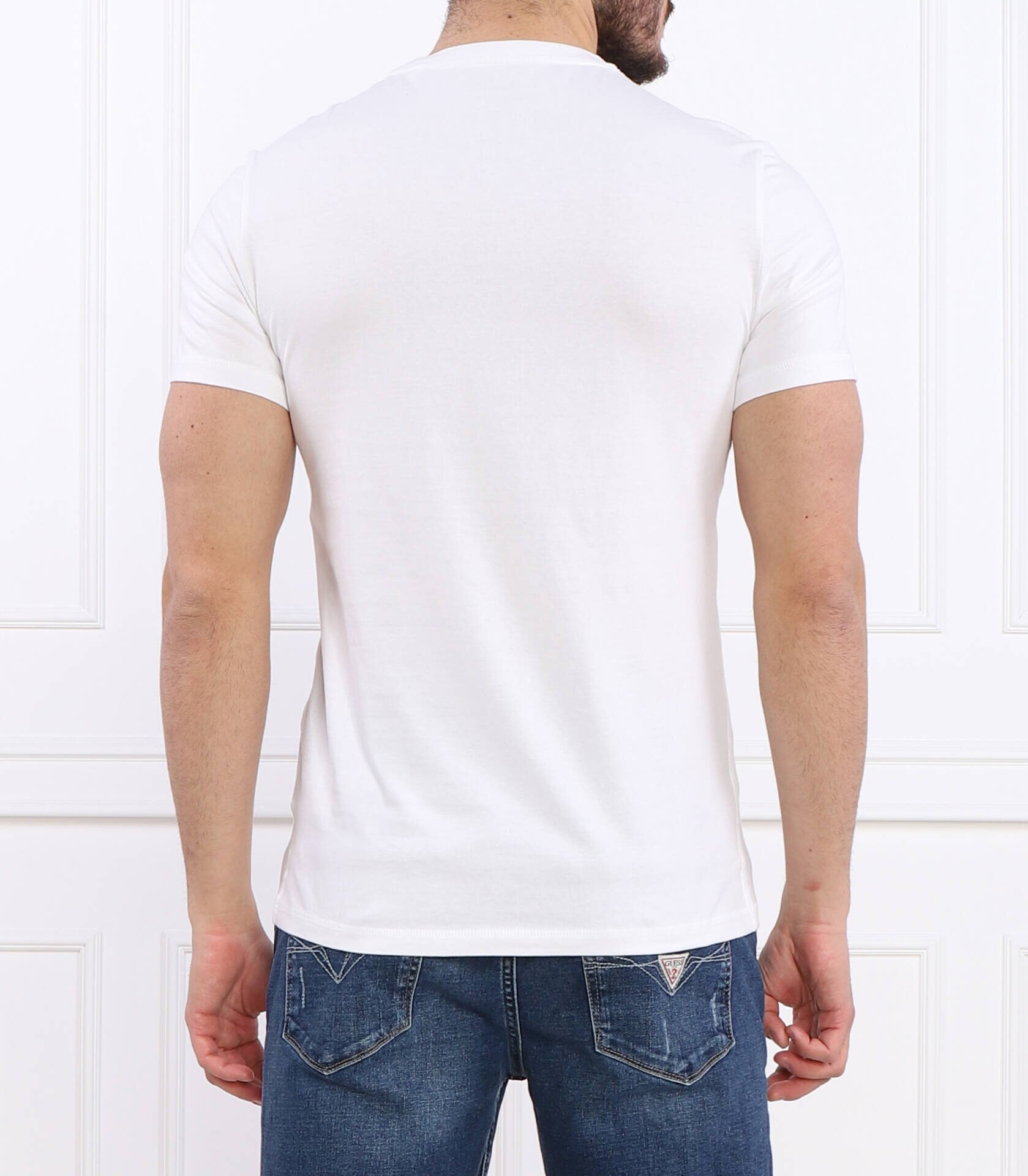 Guess Tricou SUNSET FLOWER | Slim Fit