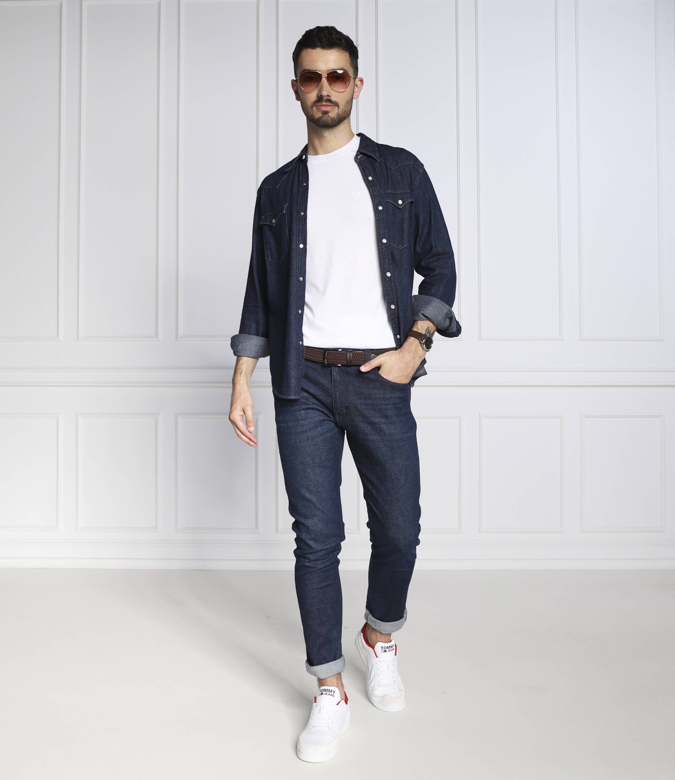 Guess Tricou TEKY | Slim Fit | stretch