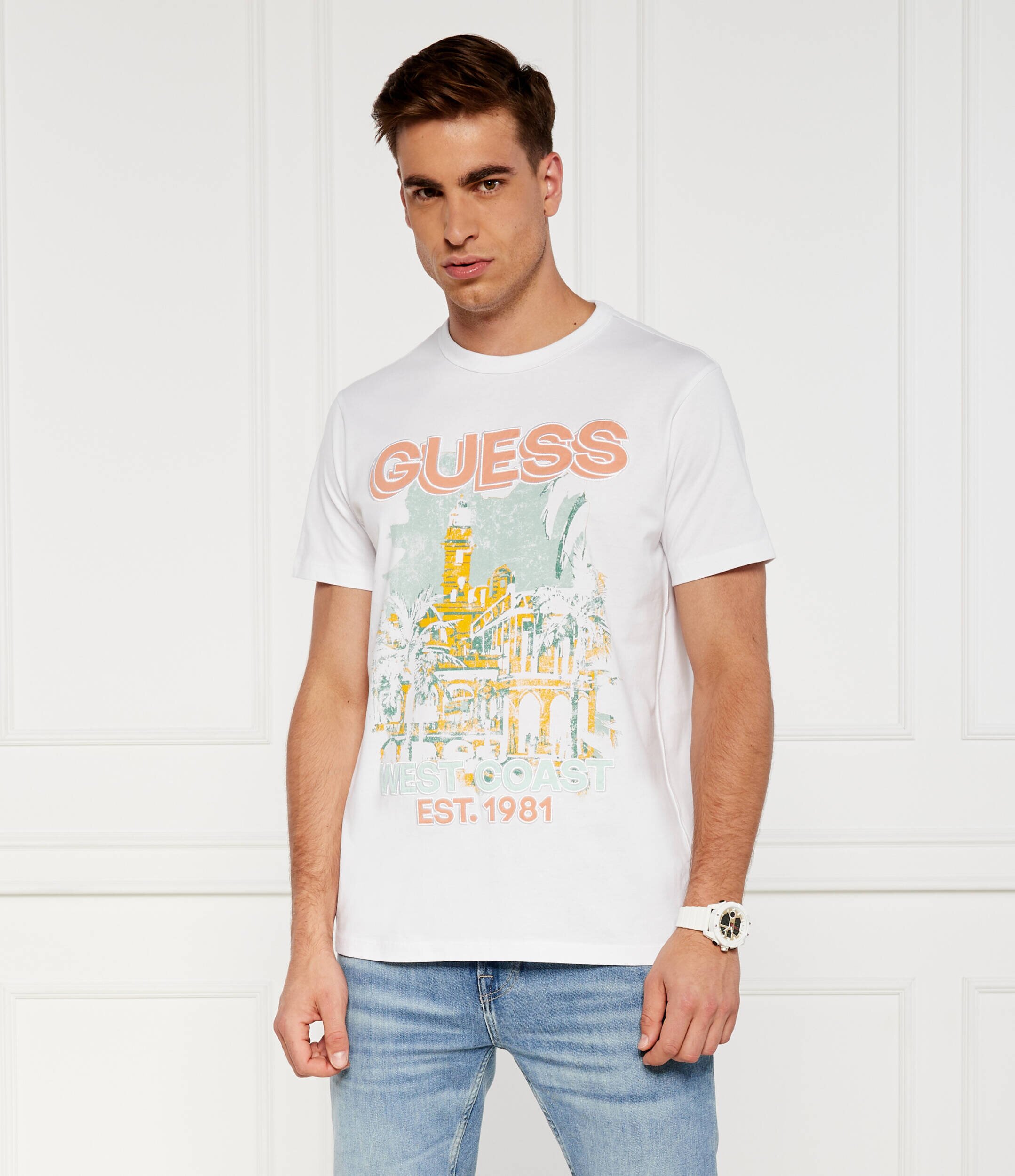 Guess Tricou WEAST COAST | Regular Fit