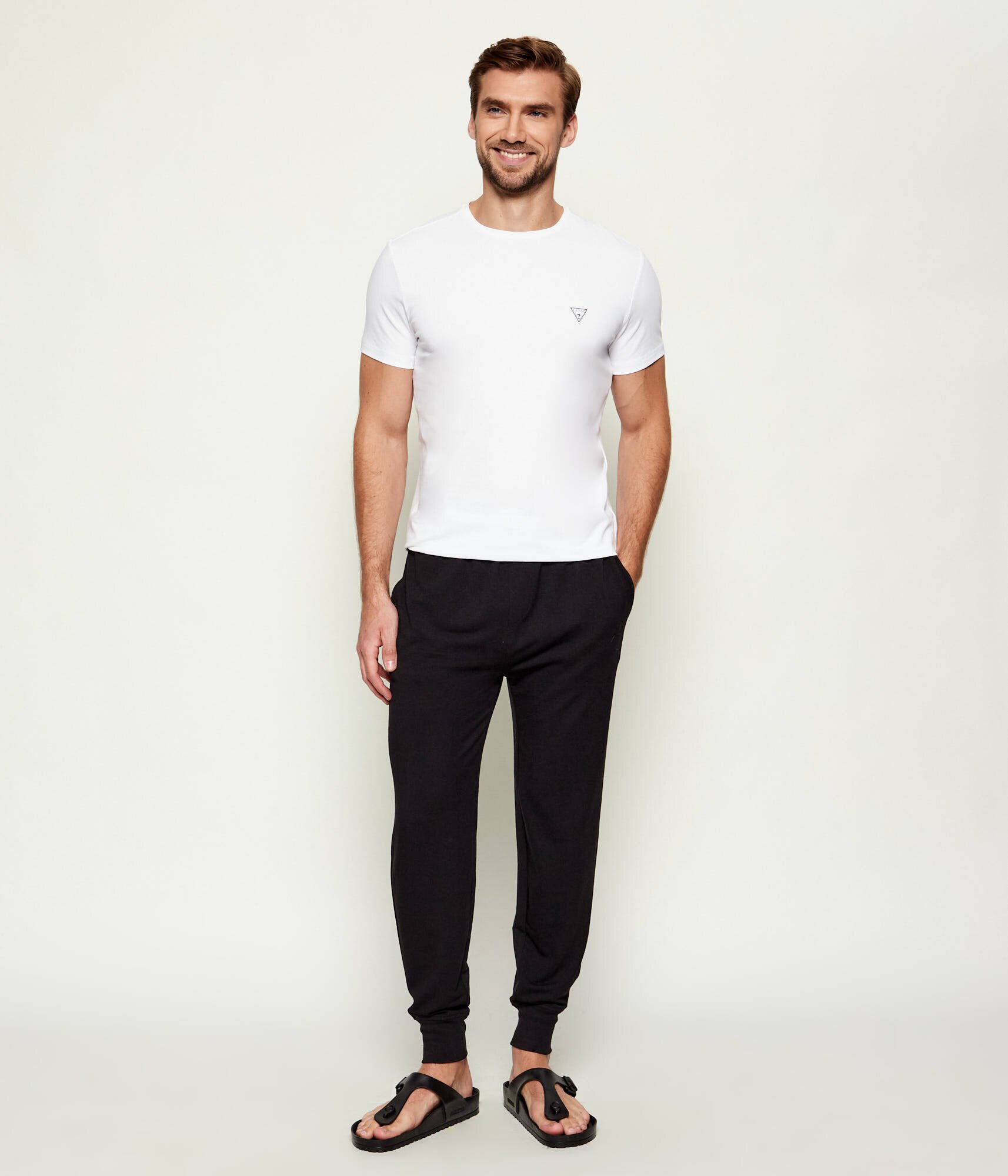 Guess Underwear Tricou CALEB HERO | Slim Fit | stretch