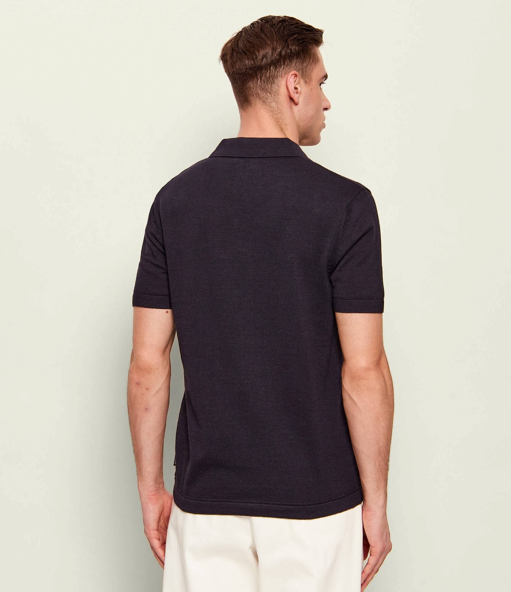 Hechter Paris Polo | regular fit cu adaos de mătase