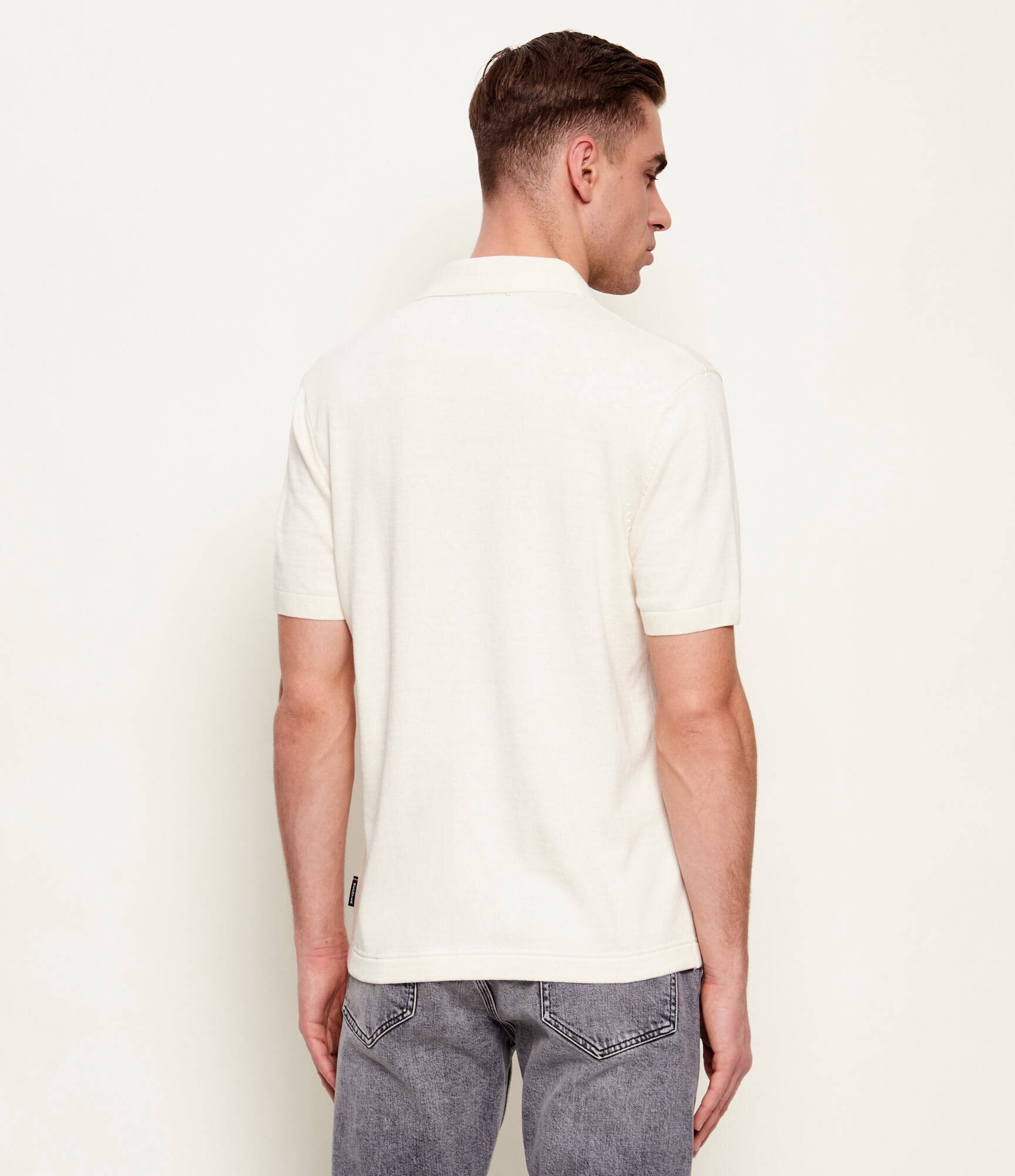 Hechter Paris Polo | regular fit cu adaos de mătase