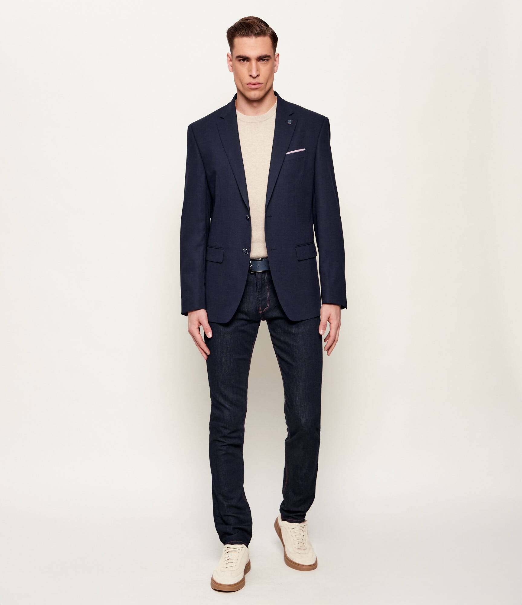 Hechter Paris Sacou | Modern fit cu adaos de lână