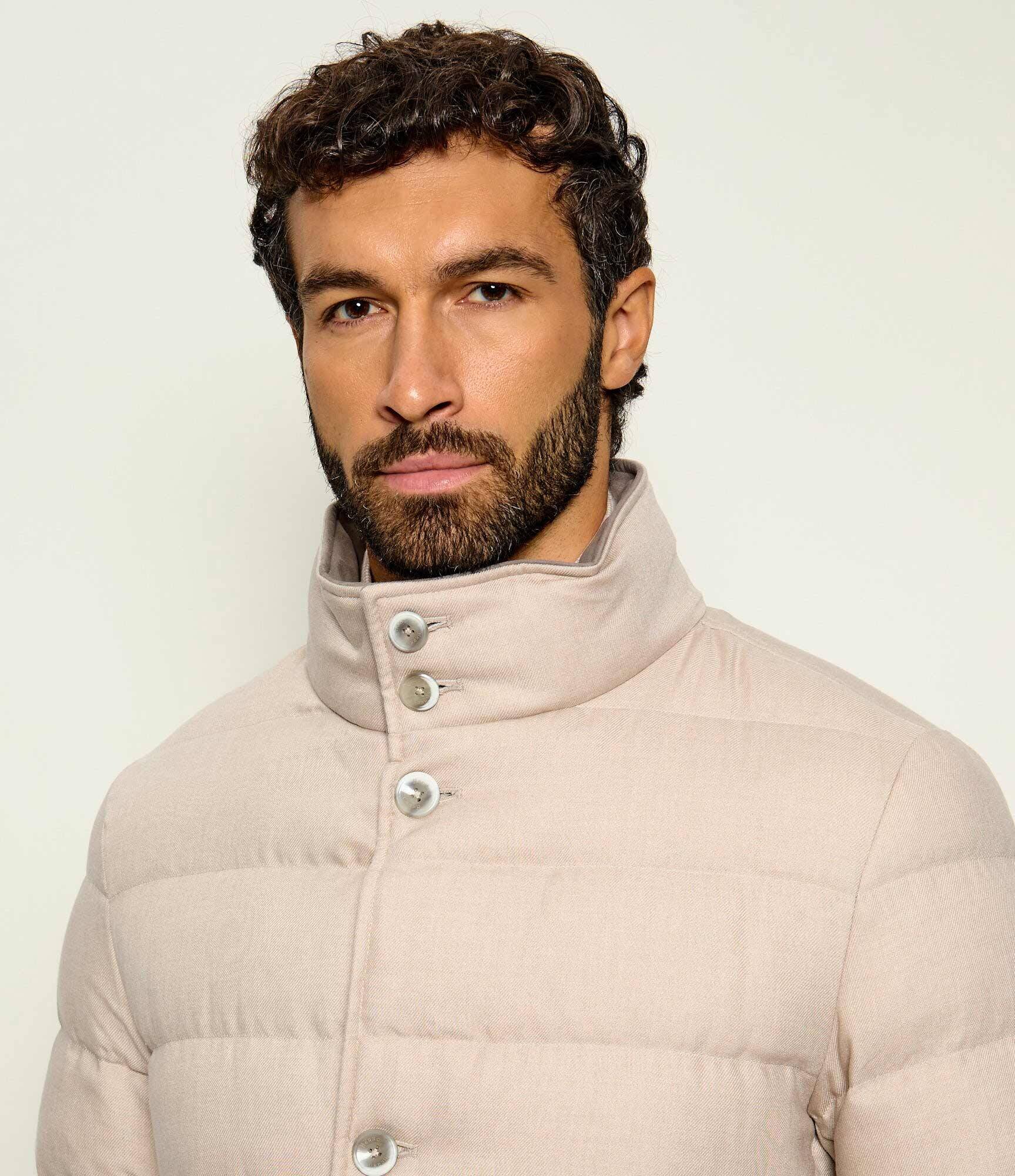 Herno Geacă de puf 2w1 | regular fit cu adaos de lână