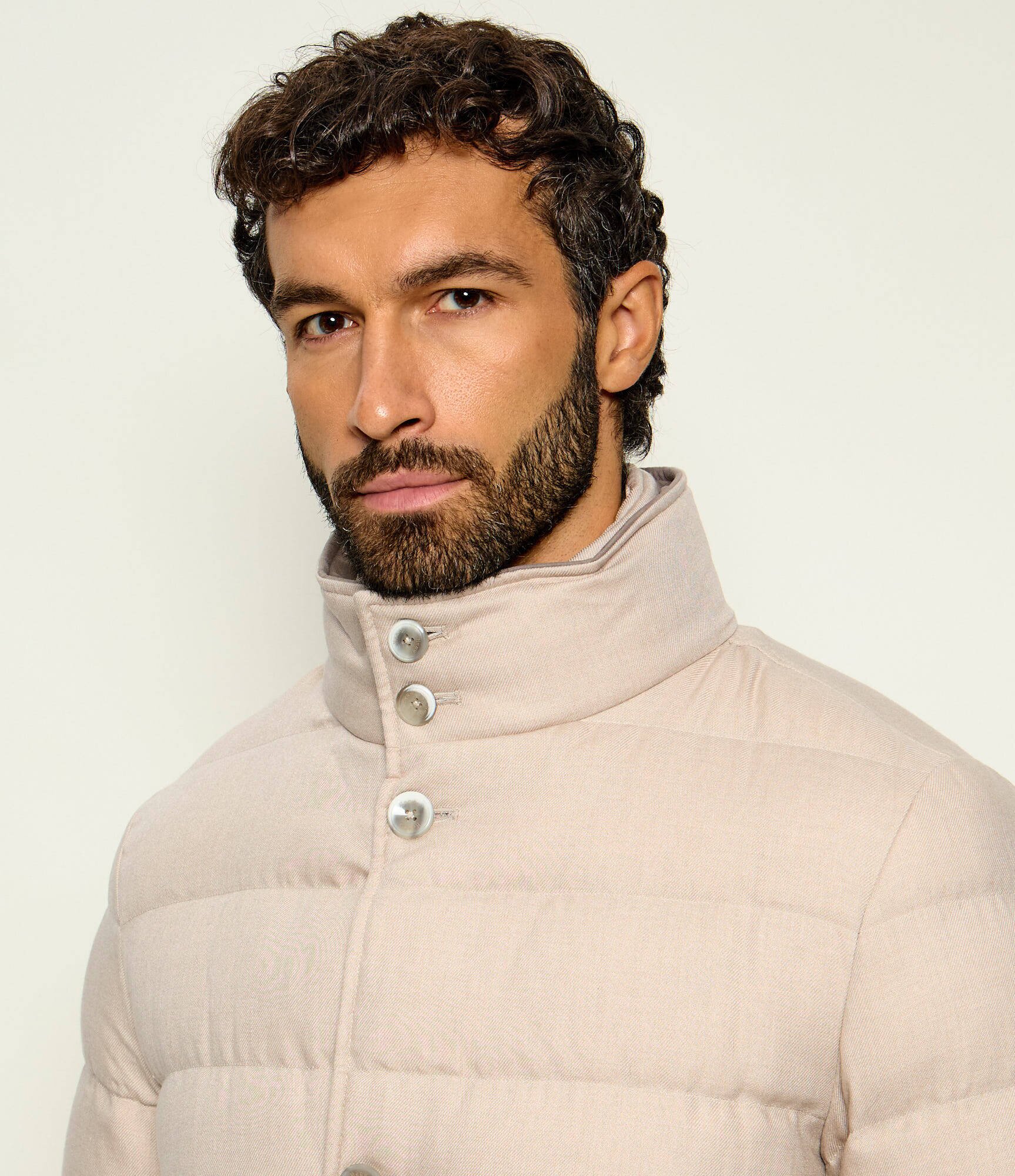 Herno Geacă de puf 2w1 | regular fit cu adaos de lână