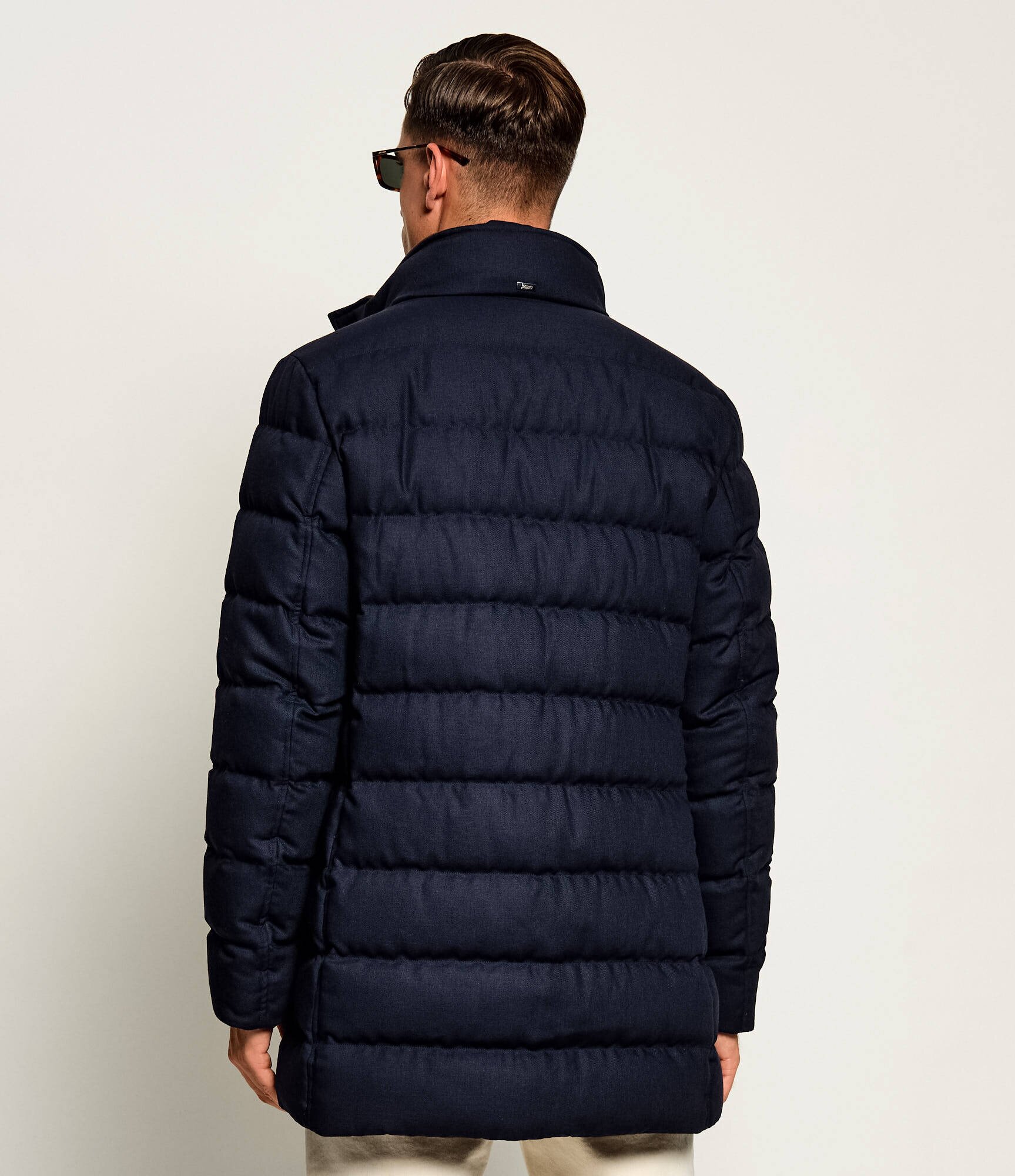 Herno Geacă de puf 2w1 | regular fit cu adaos de lână