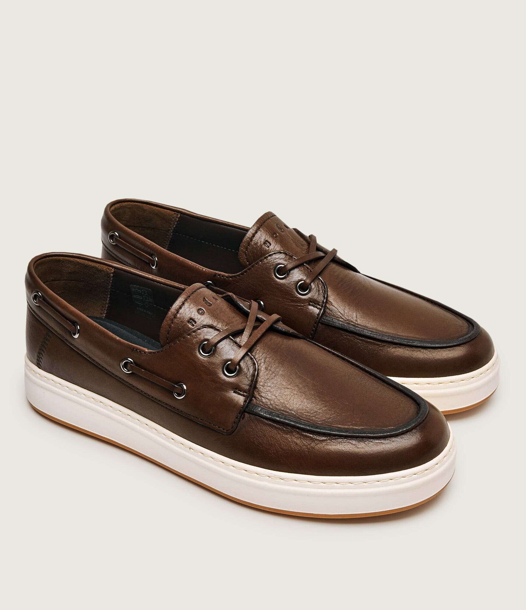 Hogan De piele mocasini H668 BARCA