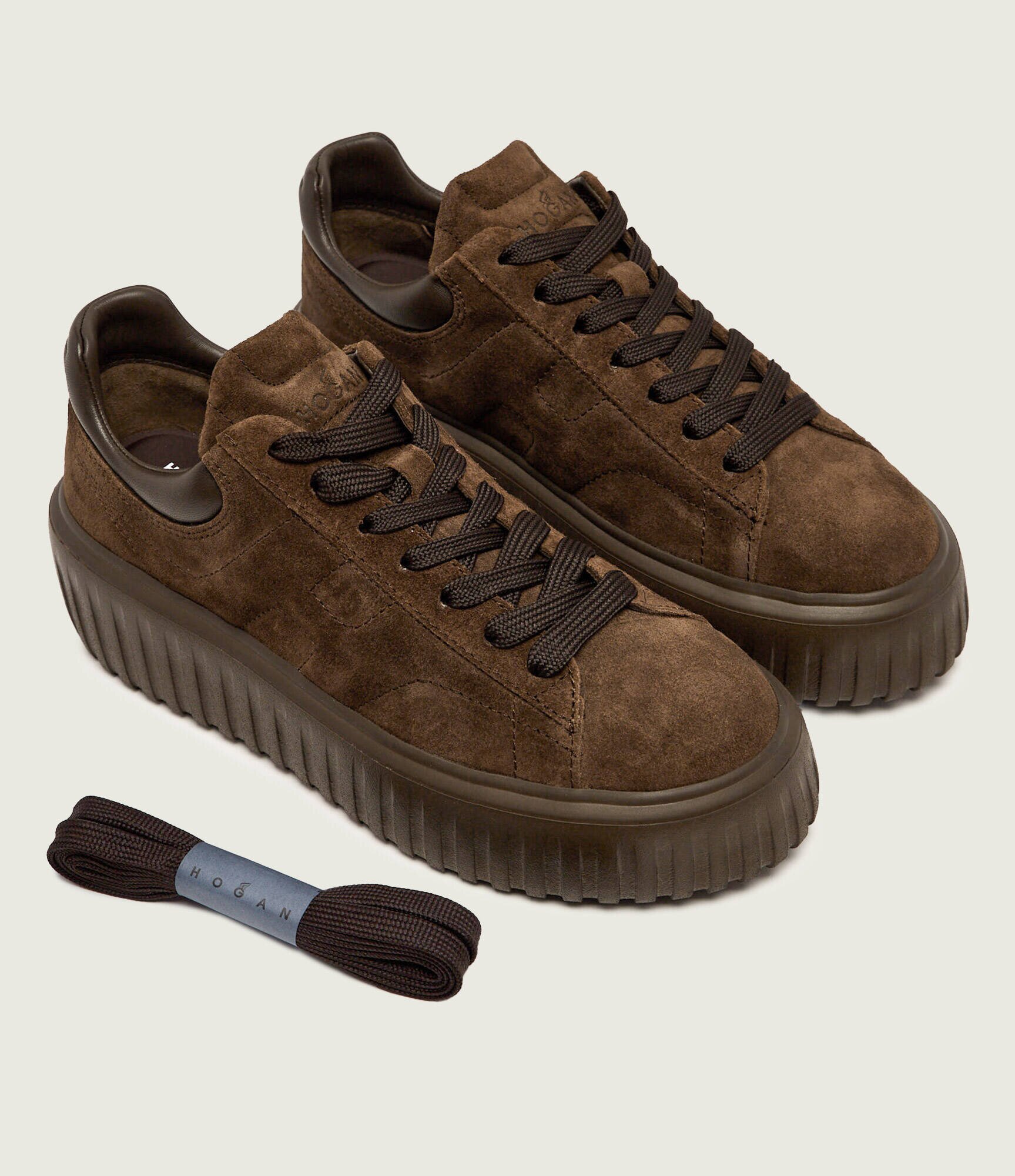 Hogan Sneakers H-Stripes | piele întoarsă