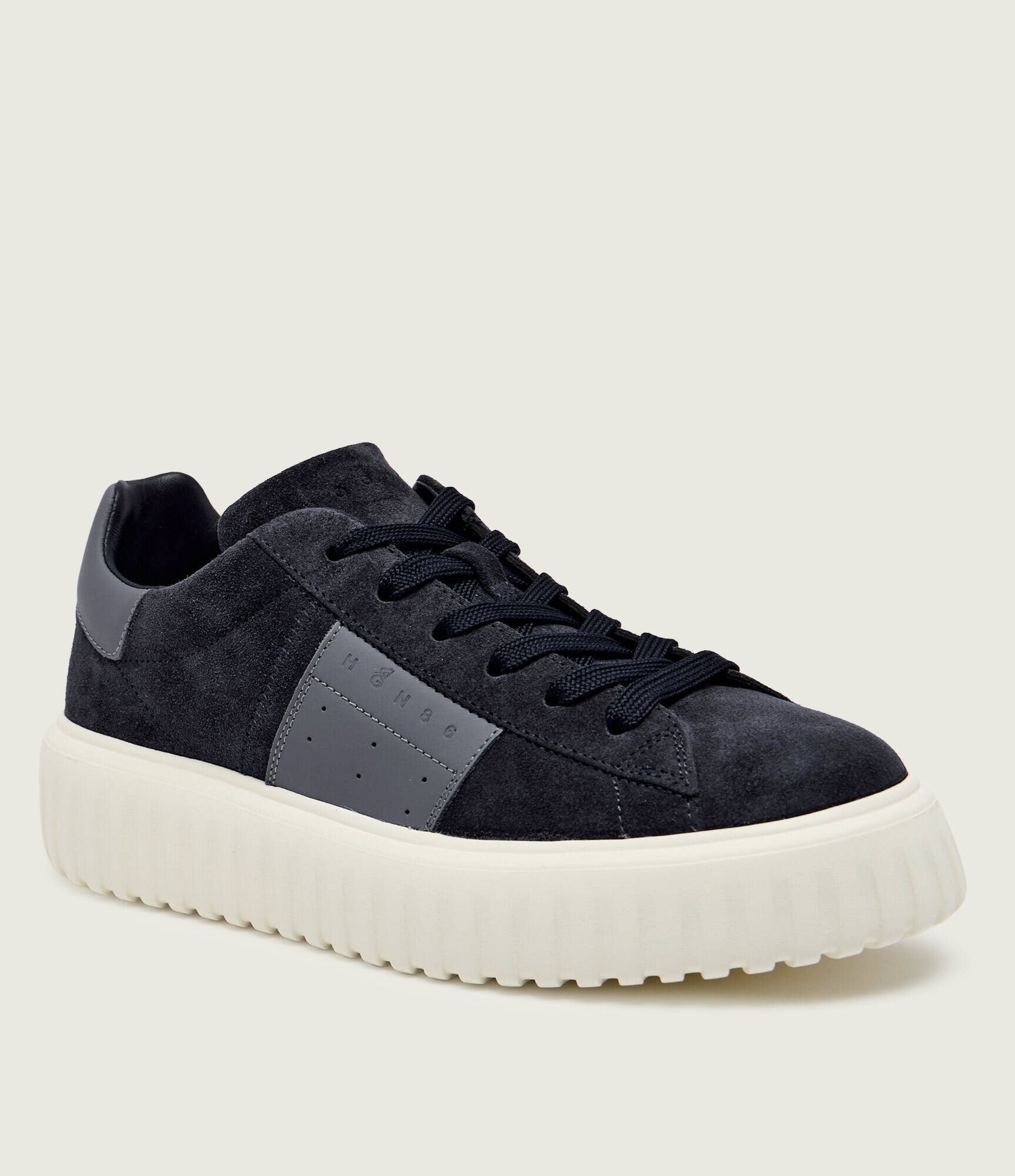 Hogan Sneakers H-STRIPES | piele întoarsă