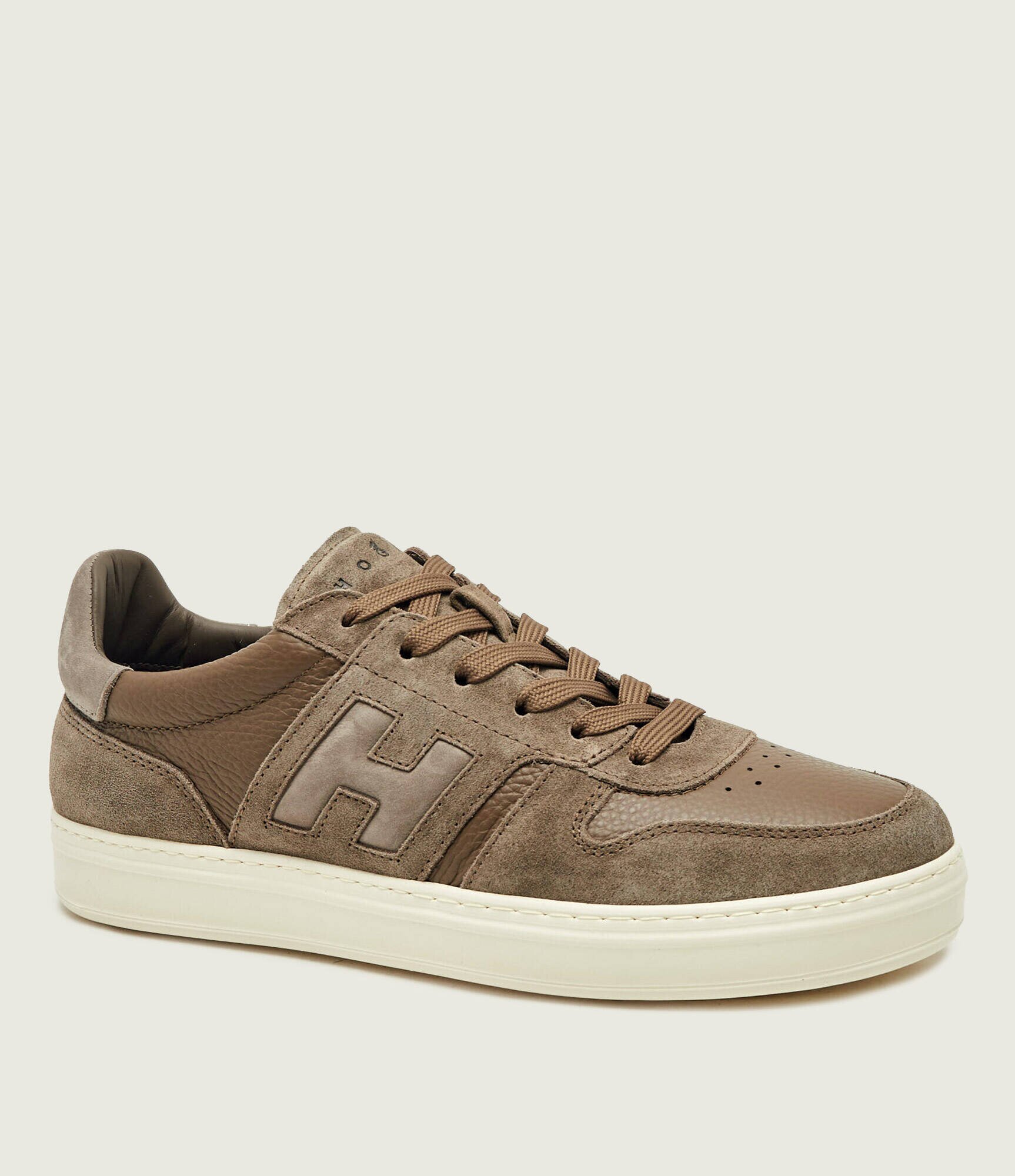 Hogan Sneakers H668 Allacciato H Banda | piele întoarsă cu adaos de piele