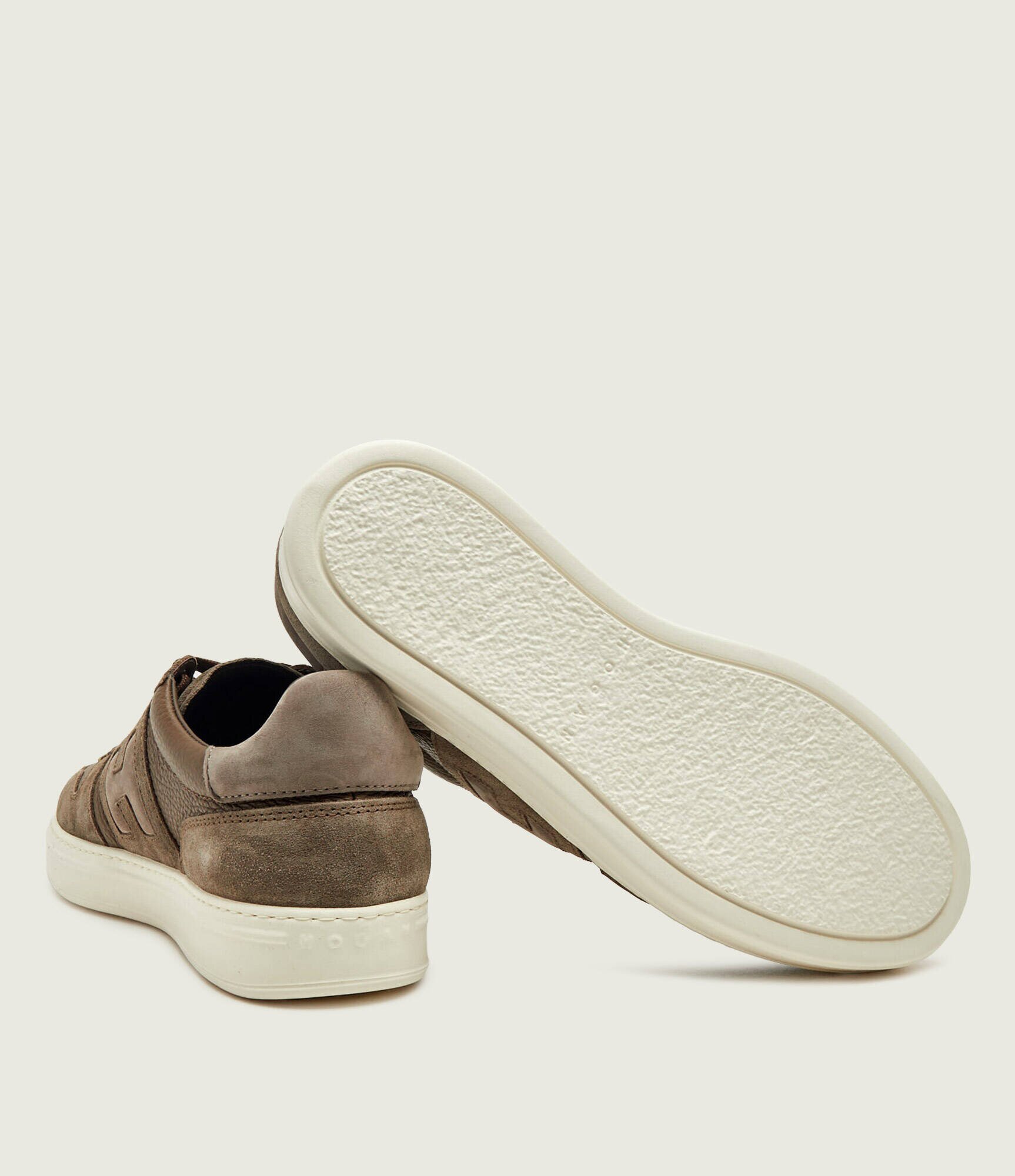 Hogan Sneakers H668 Allacciato H Banda | piele întoarsă cu adaos de piele