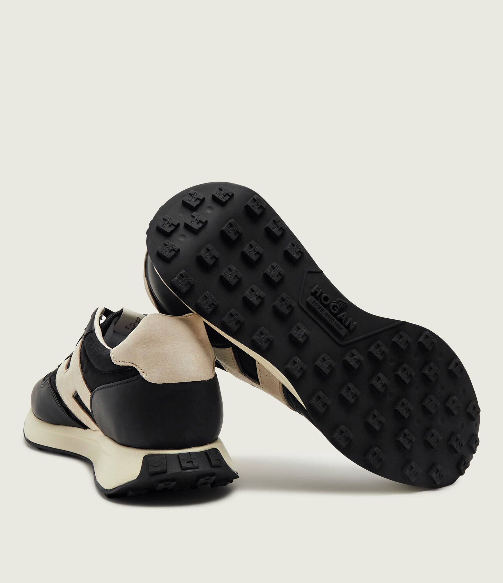 Hogan Teniși din piele H601 Allacciata H Patch