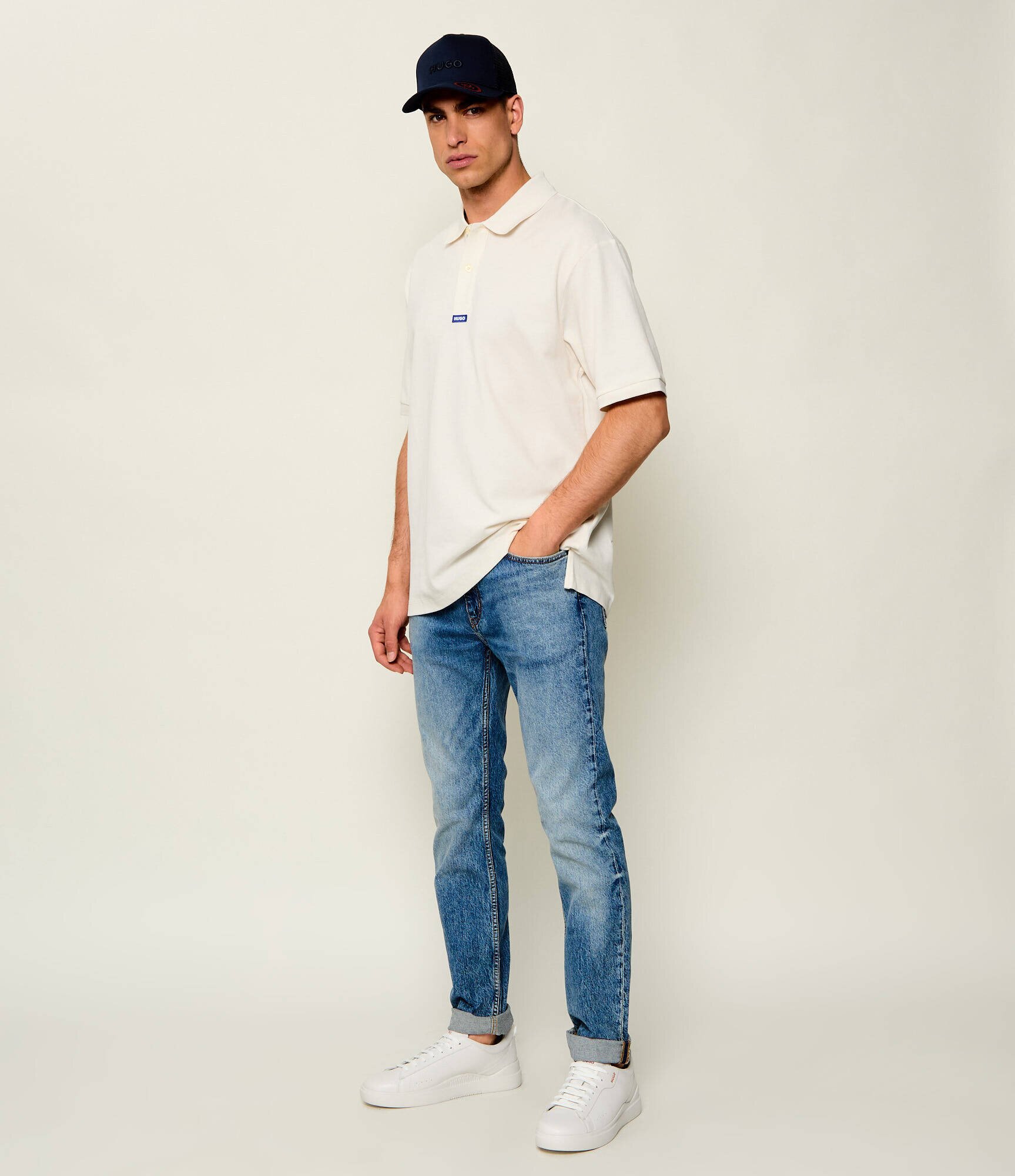 HUGO Blue Blugi Ash | Slim Fit | stretch