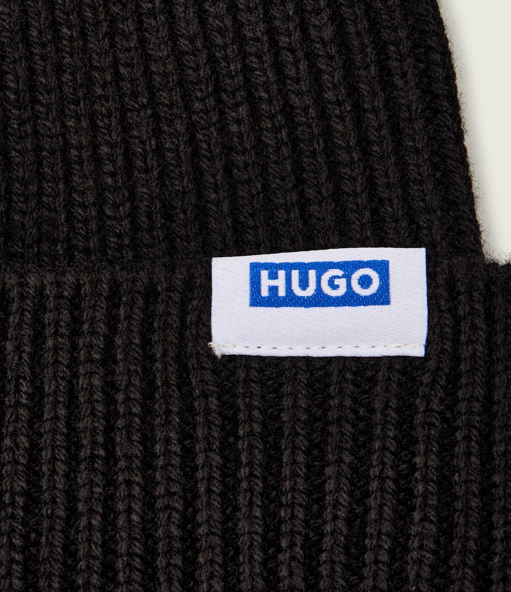 HUGO Blue Căciulă Xiav cu adaos de lână