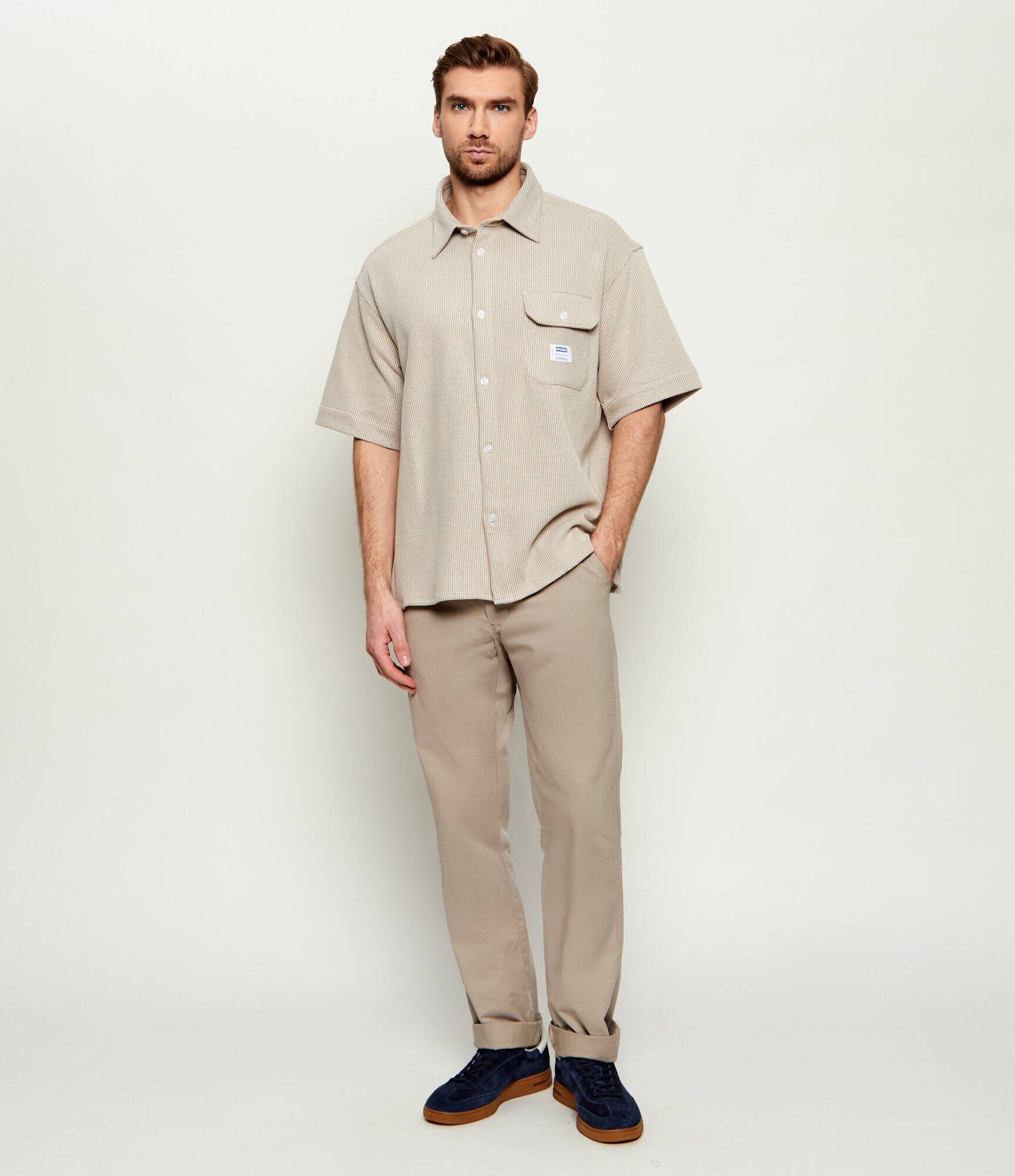 HUGO Blue Cămașă Ebaffino | Relaxed fit