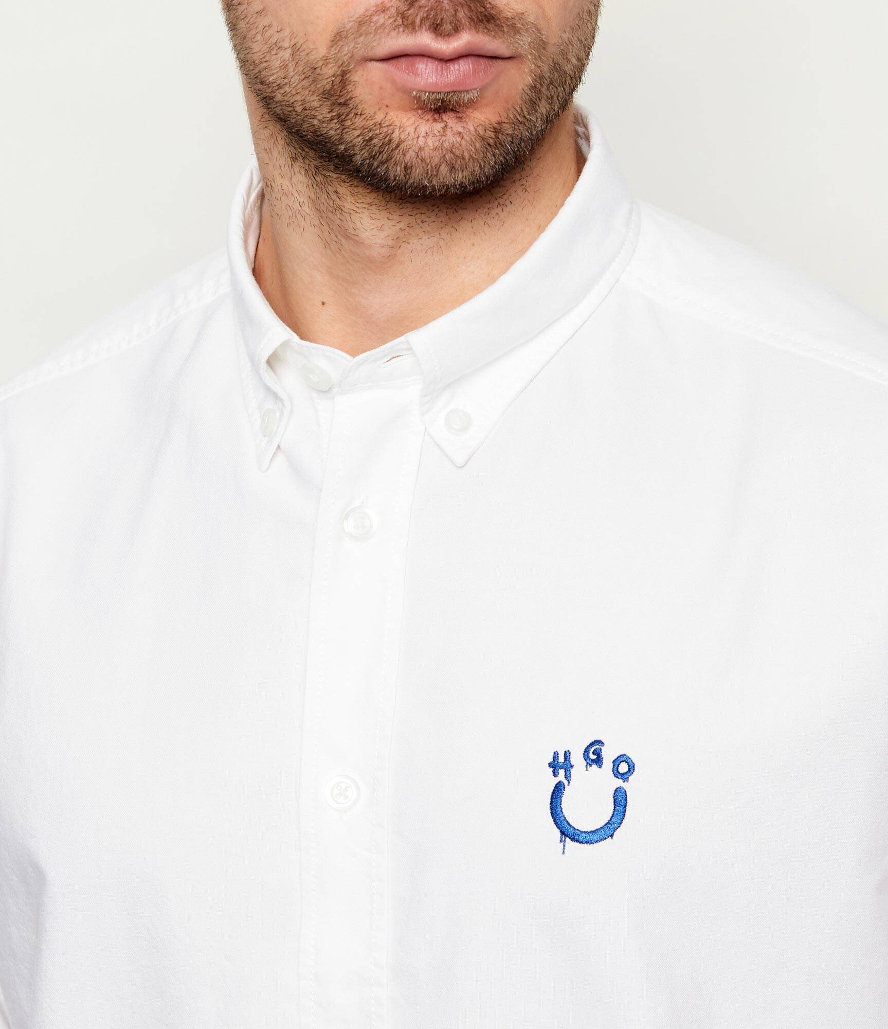 HUGO Blue Cămașă Ebalto_BD | Oversize fit oxford